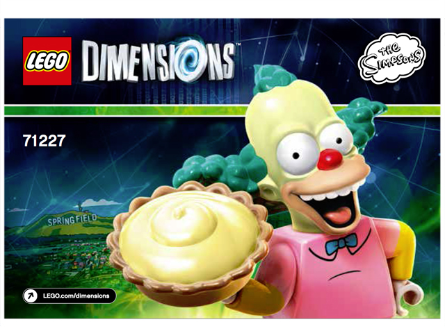 The Simpson-Krusty Clown & Bike-Fun Pack 71227 | Dimension Team Pack | LEGO