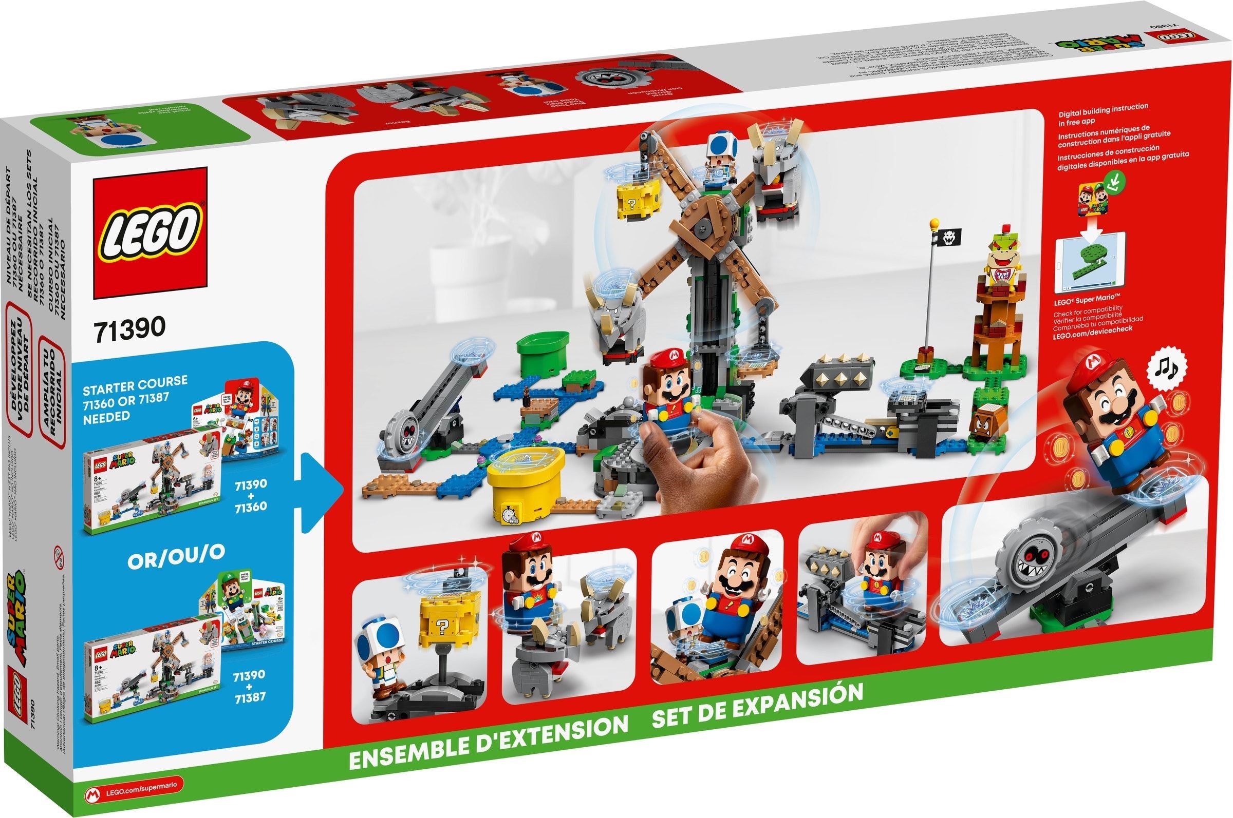 Reznor Knockdown 71390 | Super Mario | LEGO – image 3