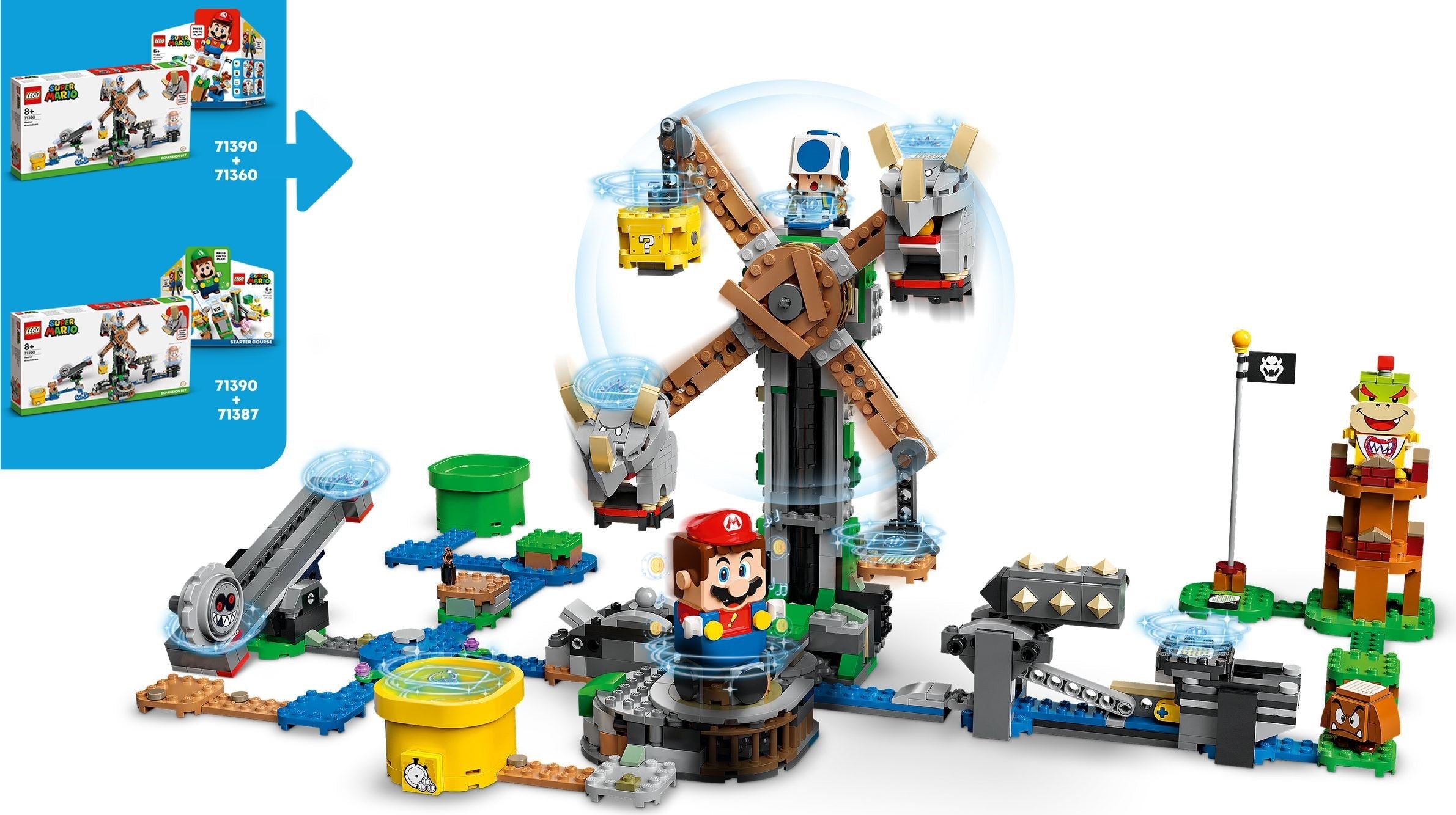 Reznor Knockdown 71390 | Super Mario | LEGO – image 6