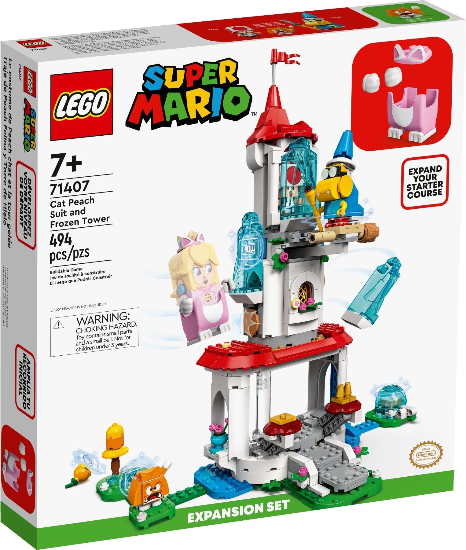 Cat Peach Suit and Frozen Tower 71407 | Super Mario | LEGO – image 2