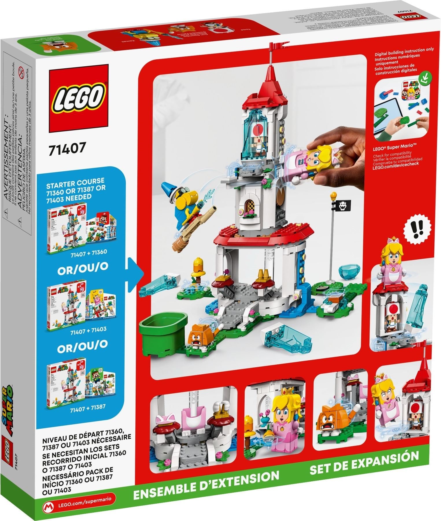 Cat Peach Suit and Frozen Tower 71407 | Super Mario | LEGO – image 5