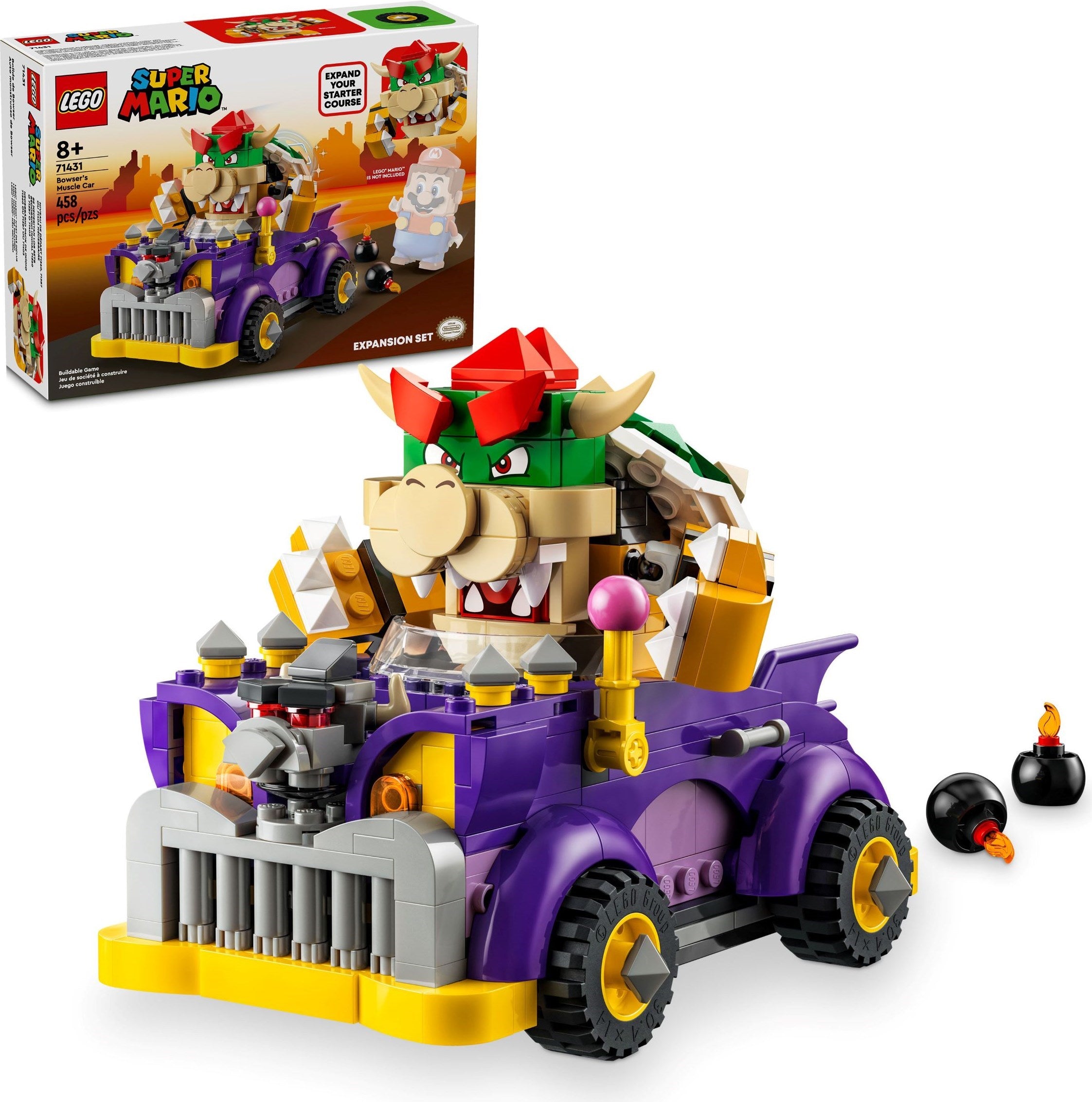 Bowser's Muscle Car 71431 | Super Mario | LEGO – image 2