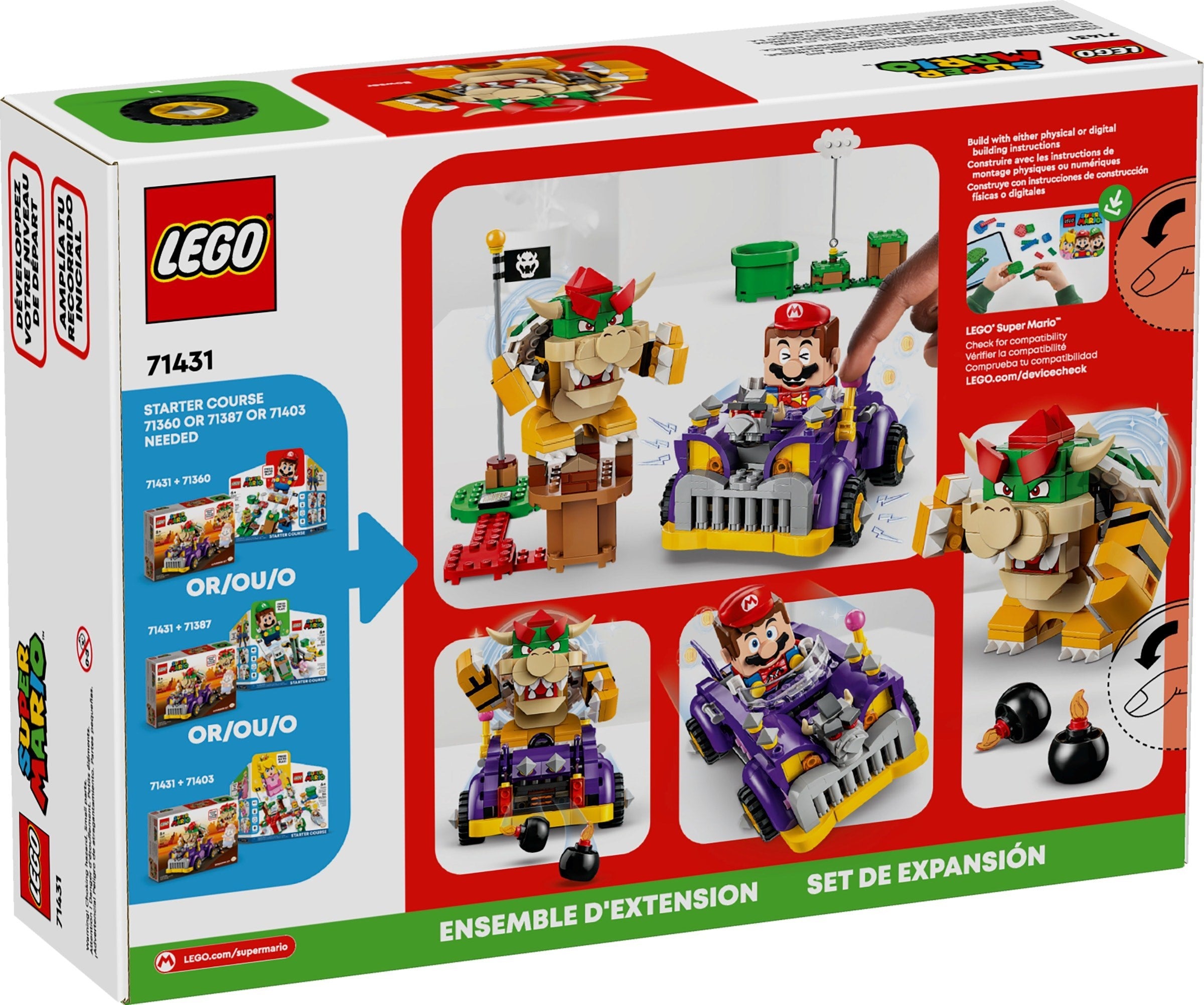 Bowser's Muscle Car 71431 | Super Mario | LEGO – image 5