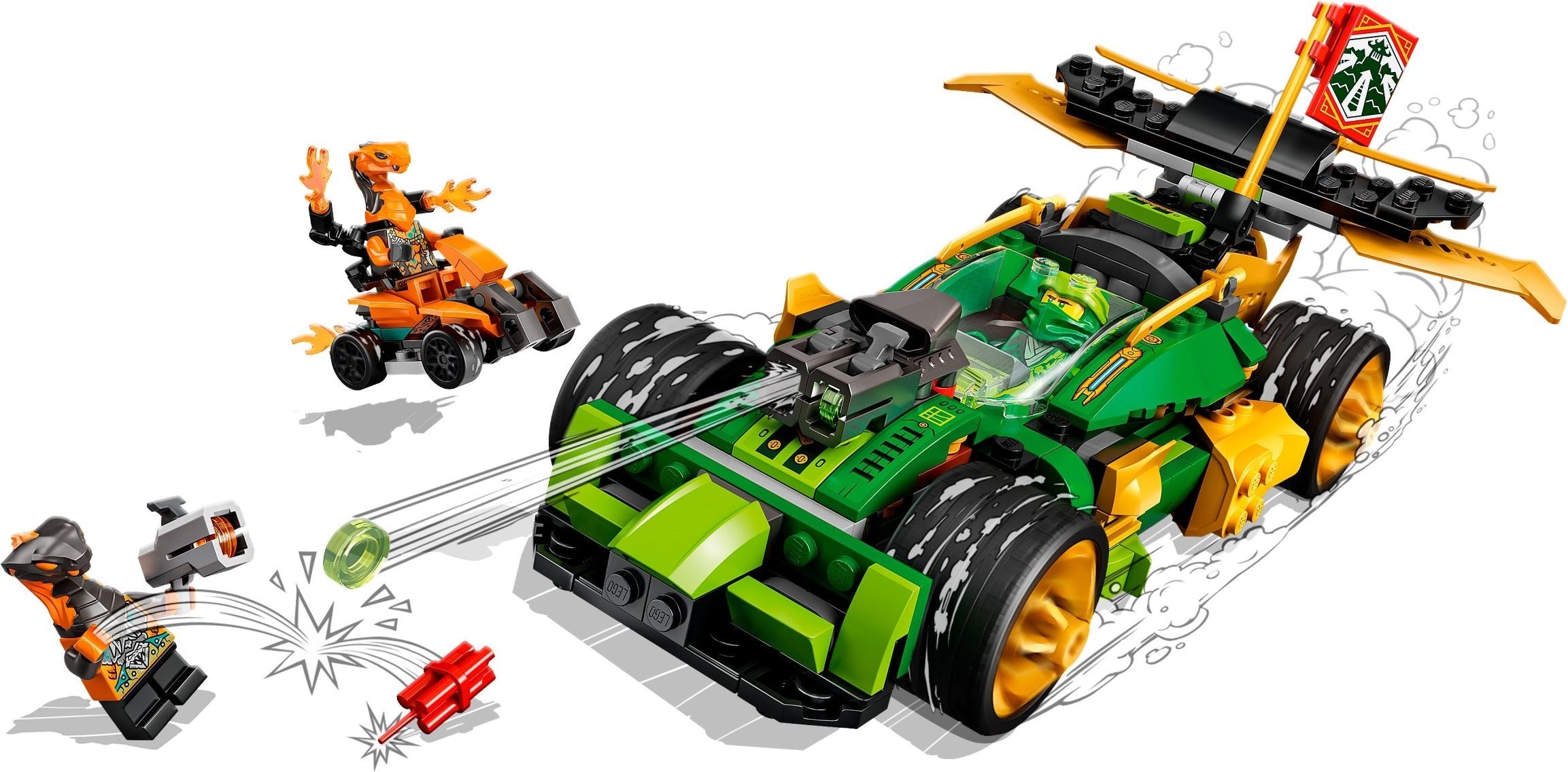 Lloyd's Race Car EVO 71763 | Ninjago | LEGO – image 3