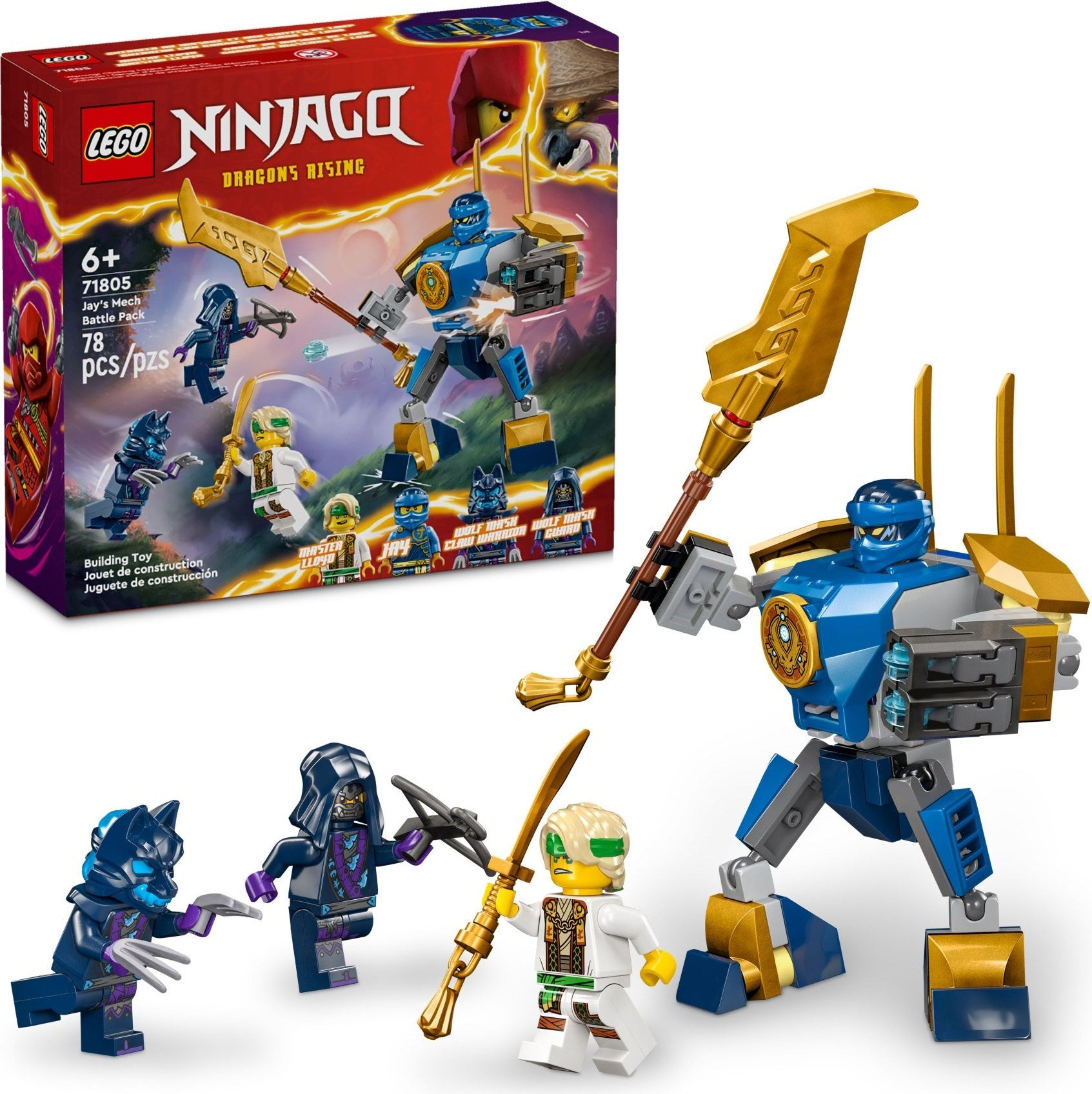 Jay's Mech Battle Pack 71805 | Ninjago | LEGO (image 2)