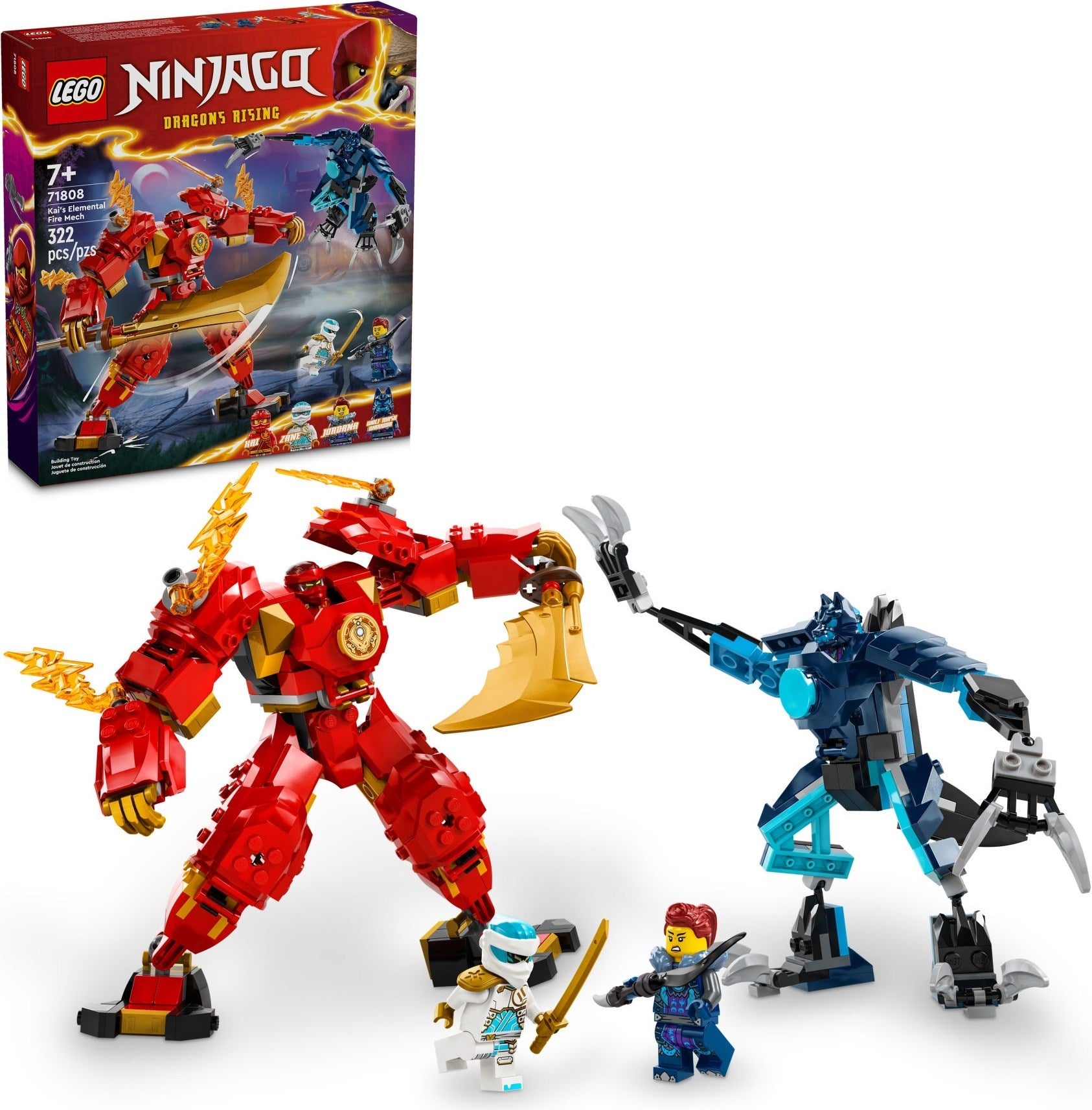 Kai's Elemental Fire Mech 71808 | Ninjago | LEGO – image 2