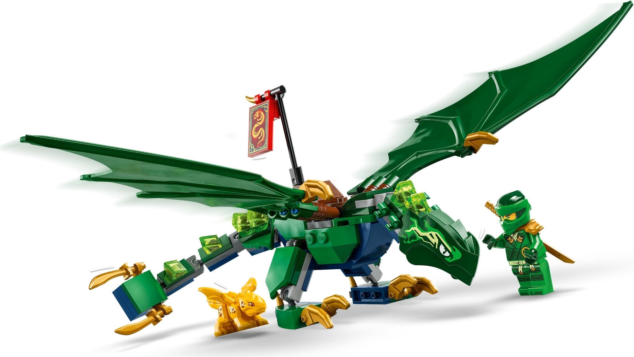 Lloyd's Green Forest Dragon 71829 | Ninjago | LEGO (image 8)