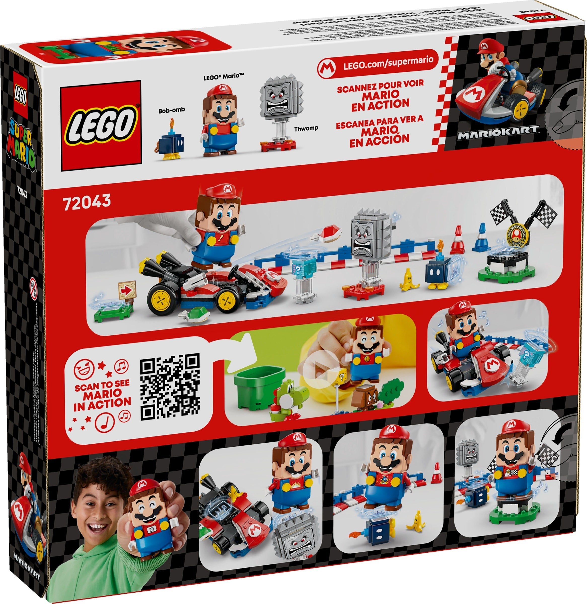 Interactive LEGO Mario & Standard Kart 72043 | Super Mario | LEGO – image 2