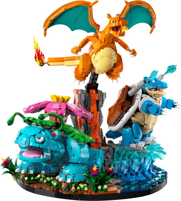 Venusaur, Charizard and Blastoise 72153 | Pokémon | LEGO