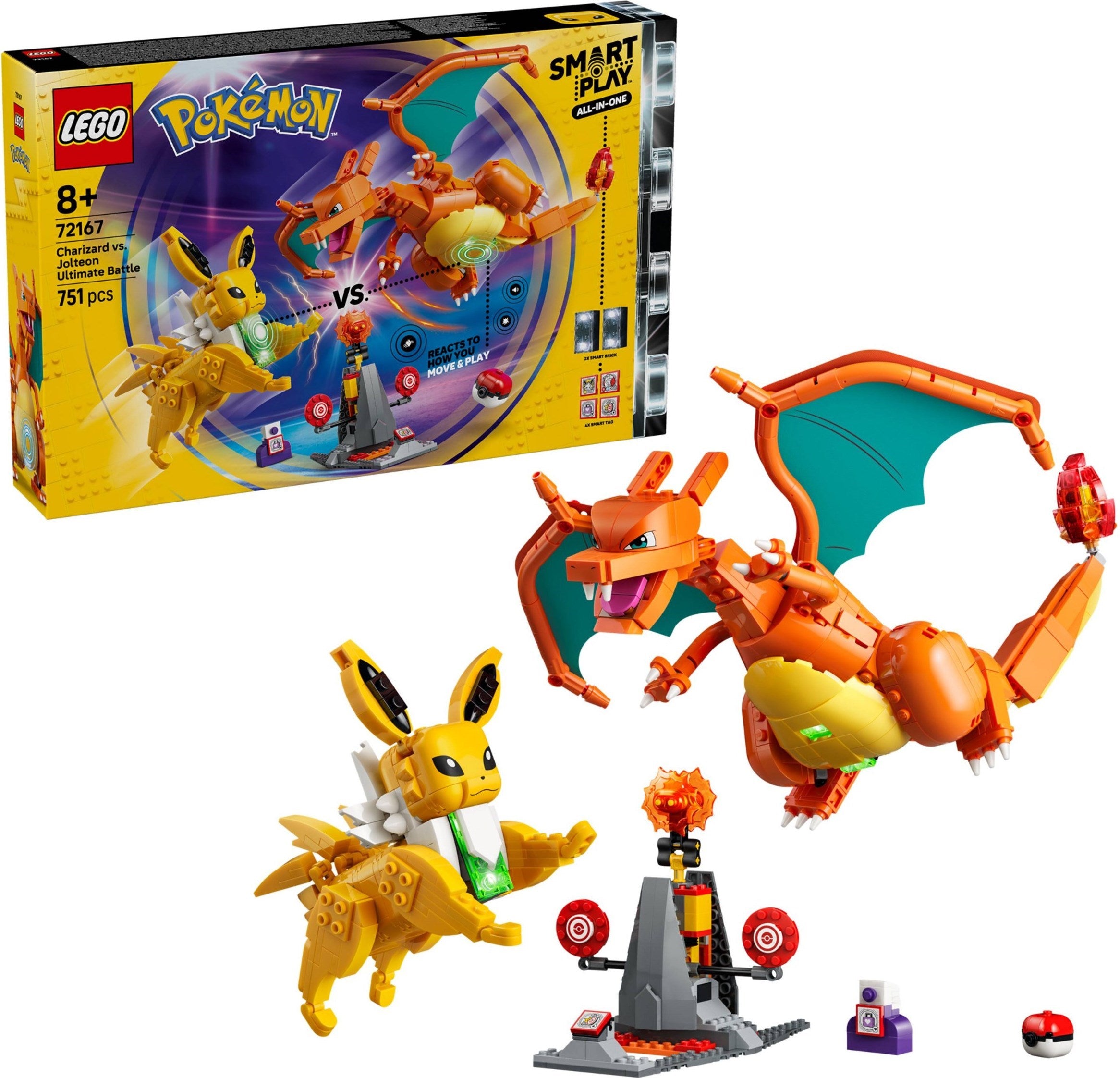 Charizard vs. Jolteon Ultimate Battle 72167 | Pokémon | LEGO (image 3)