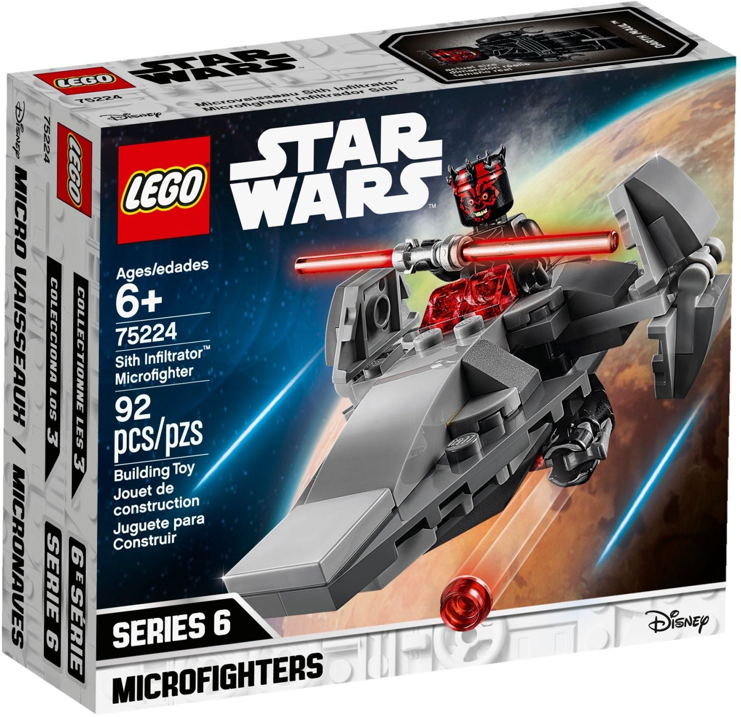 Sith Infiltrator Microfighter 75224 | Star Wars | LEGO – image 2