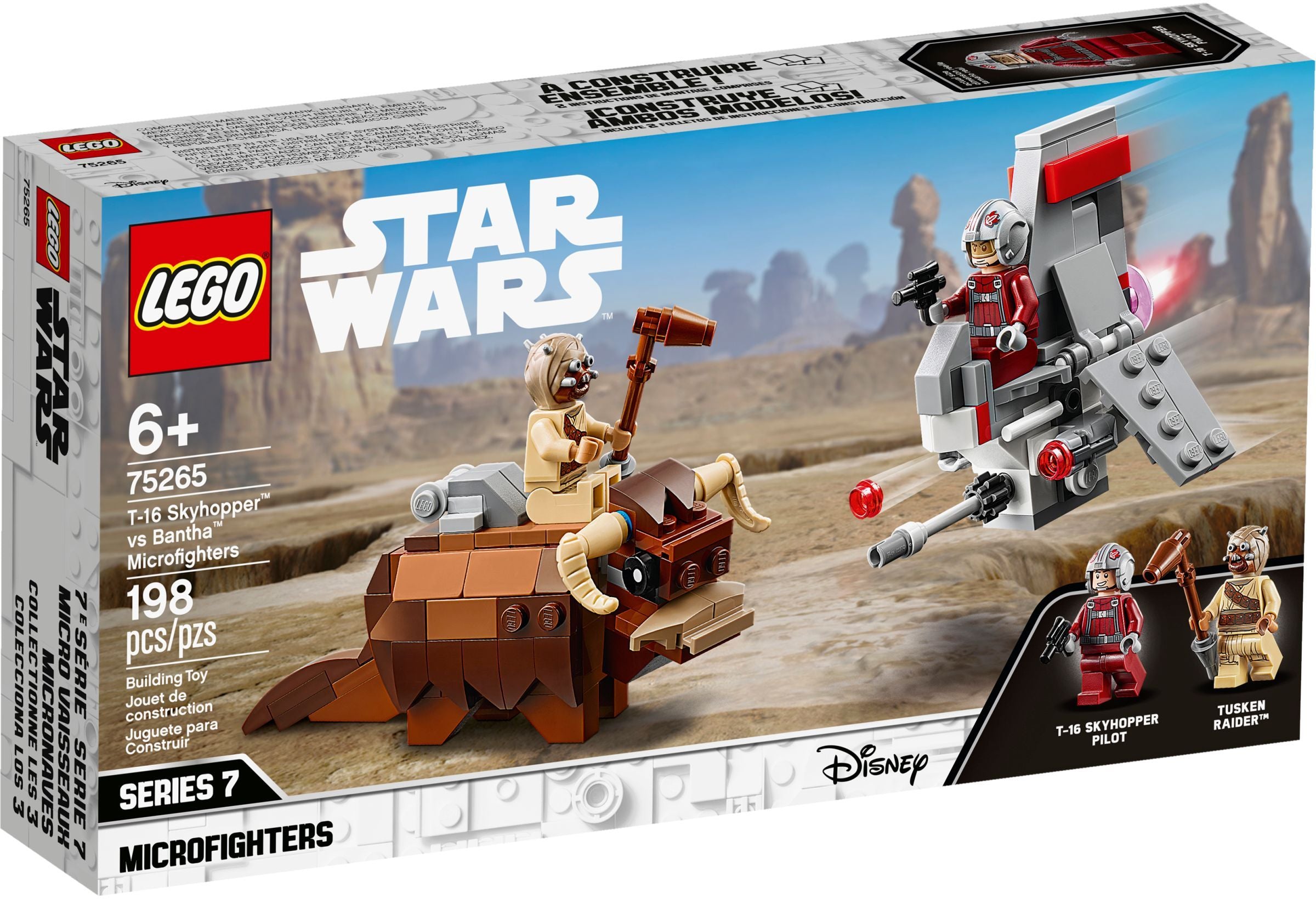 T-16 Skyhopper Vs Bantha-Microfighters 75265 | Star Wars | LEGO