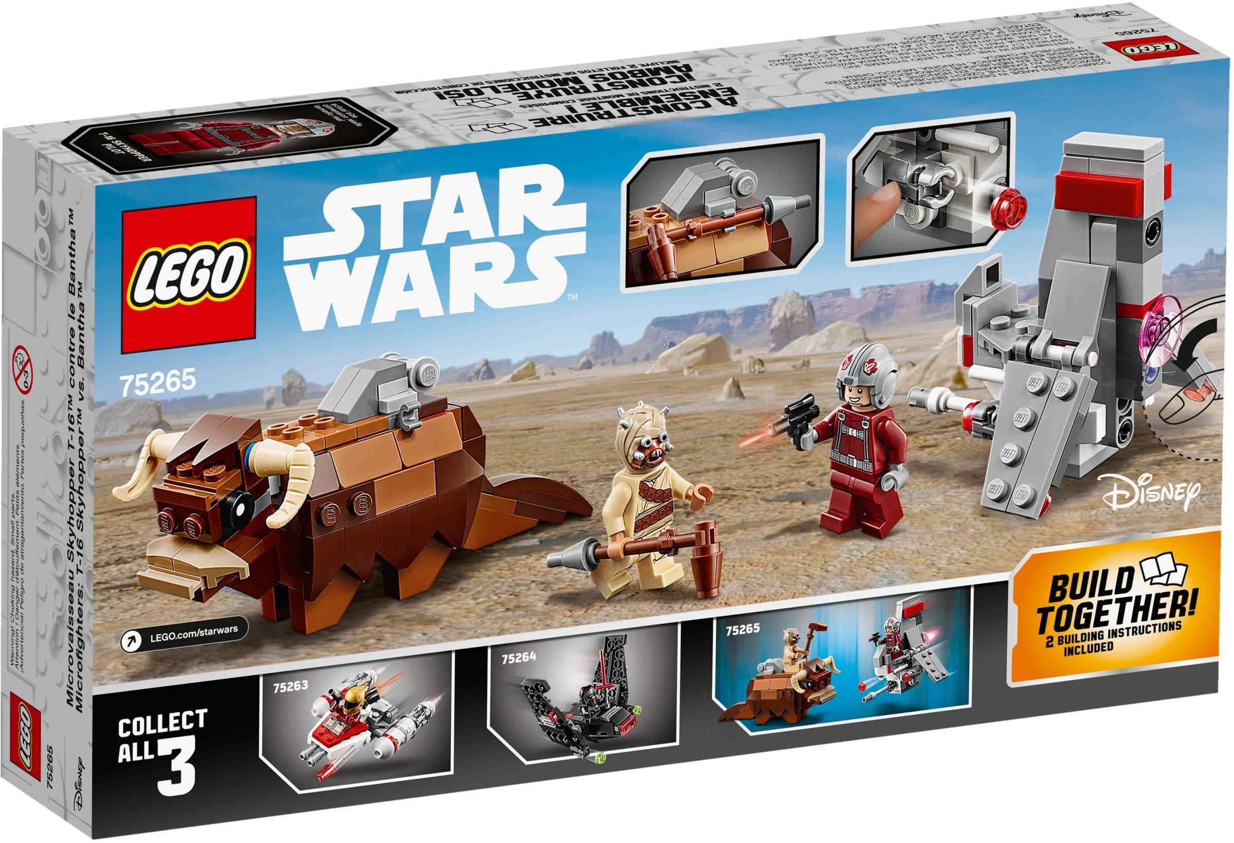 T-16 Skyhopper Vs Bantha-Microfighters 75265 | Star Wars | LEGO