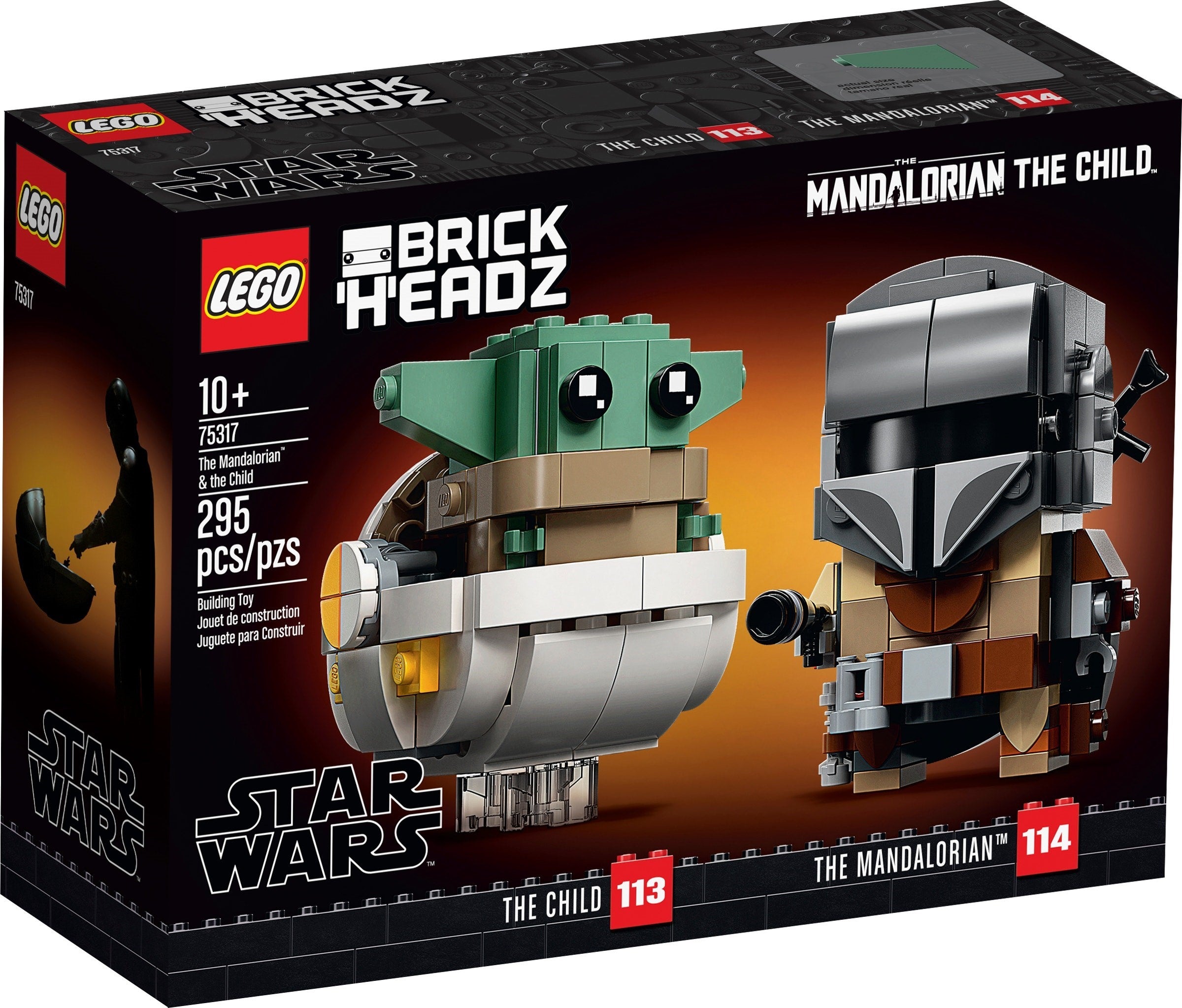 The Mandalorian & The Child 75317 | Brickheadz Star Wars | LEGO