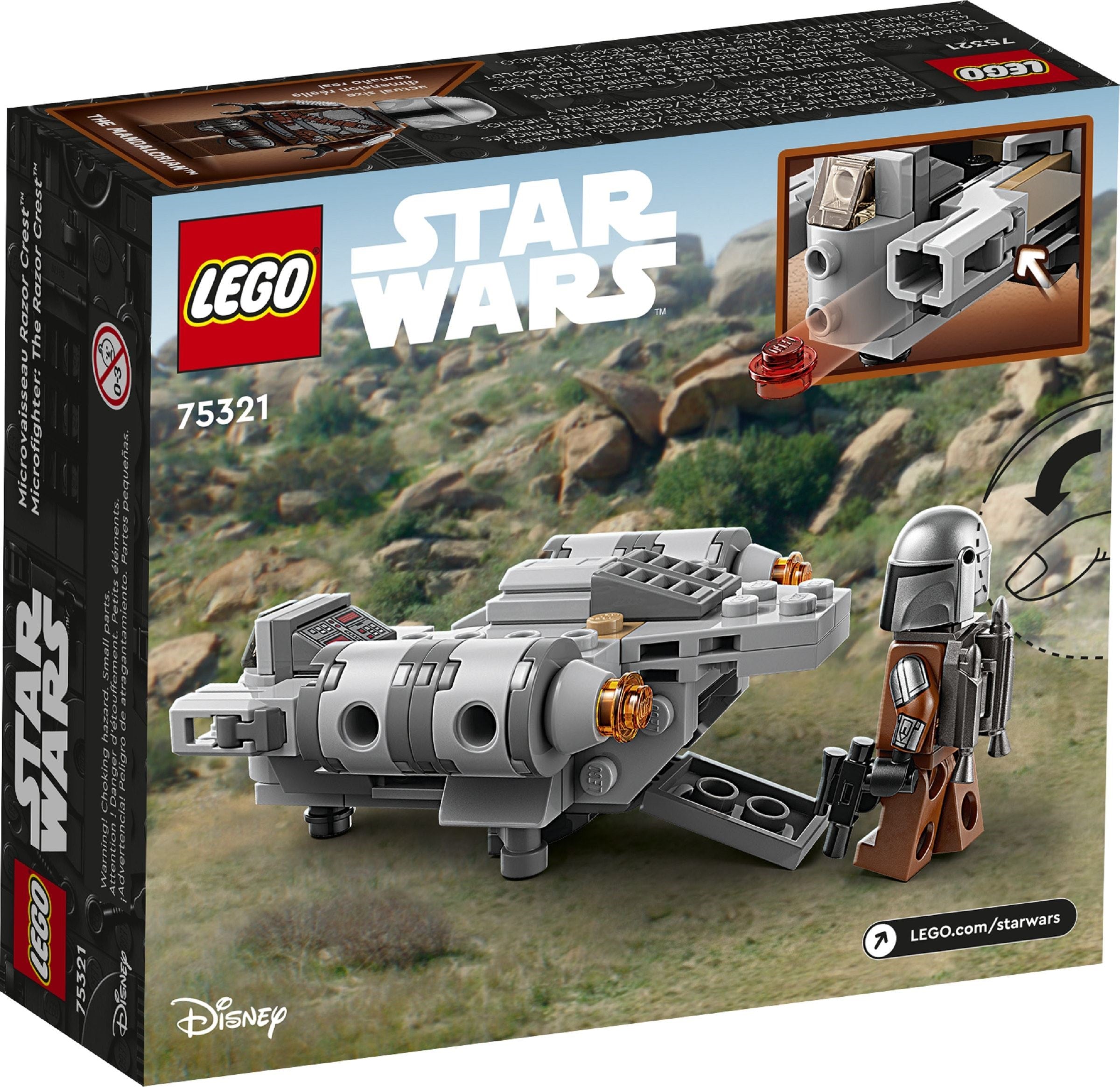 The Razor Crest Microfighter 75321 | Star Wars | LEGO (image 6)