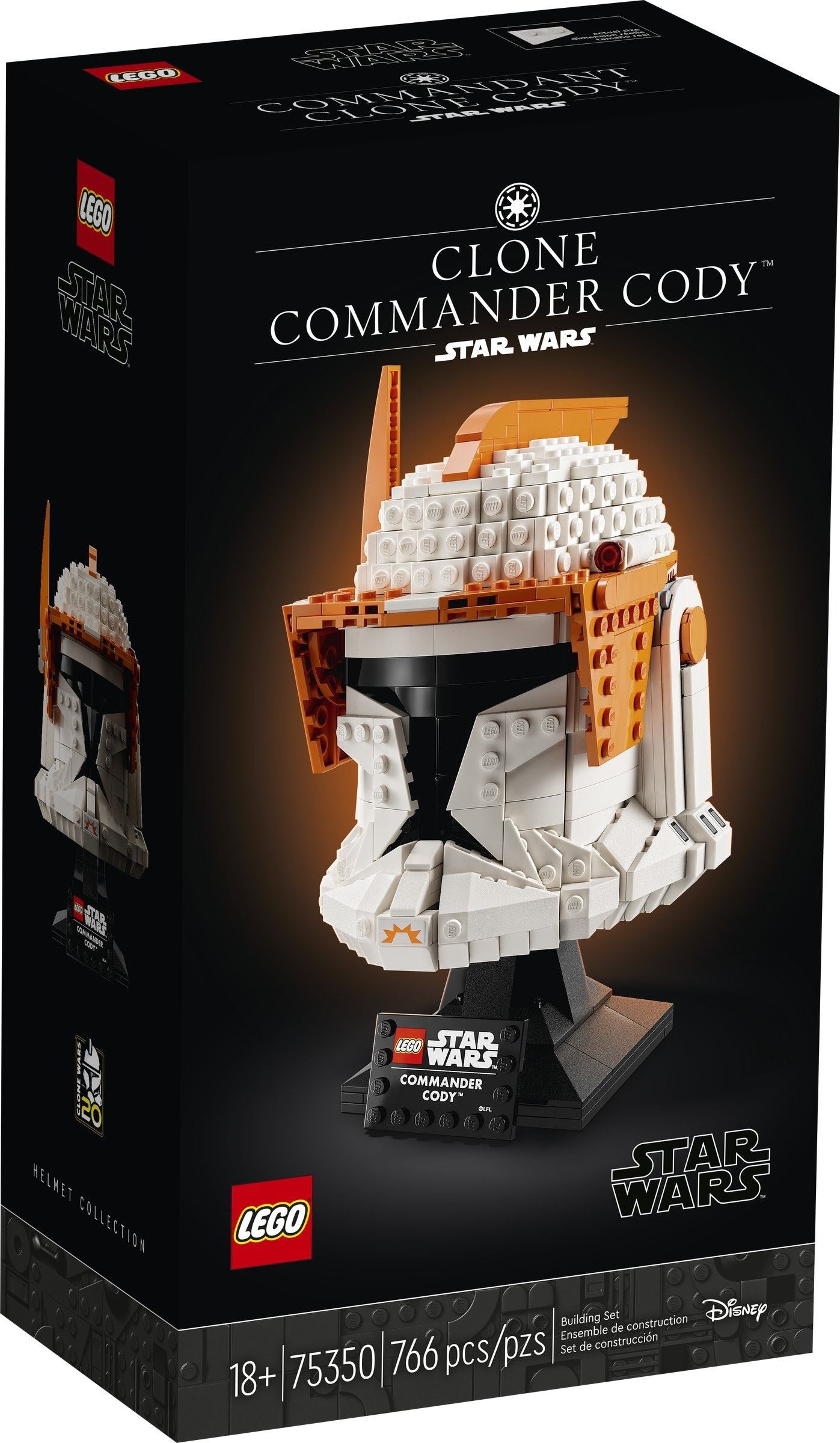 Clone Commander Cody Helmet 75350 | Star Wars | LEGO