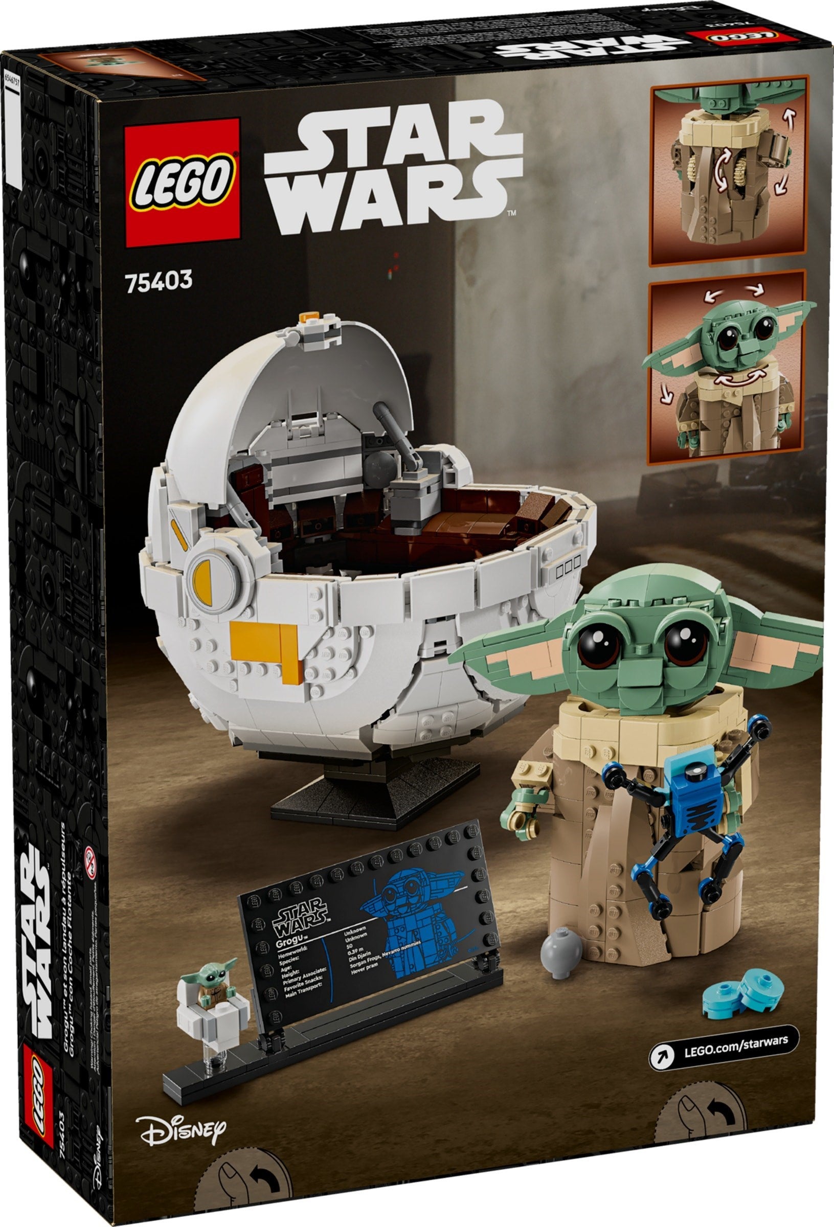 Grogu with Hover Pram 75403 | Star Wars | LEGO – image 2
