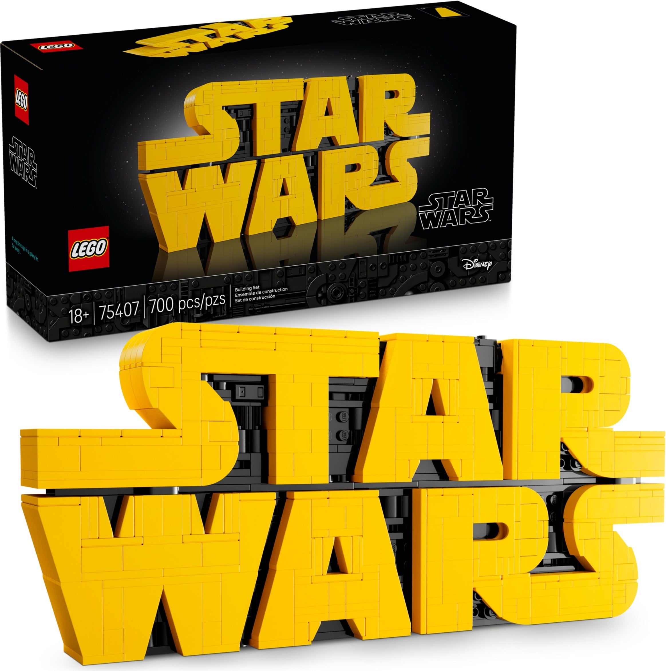 Brick-Built Star Wars Logo 75407 | Star Wars | LEGO – image 3