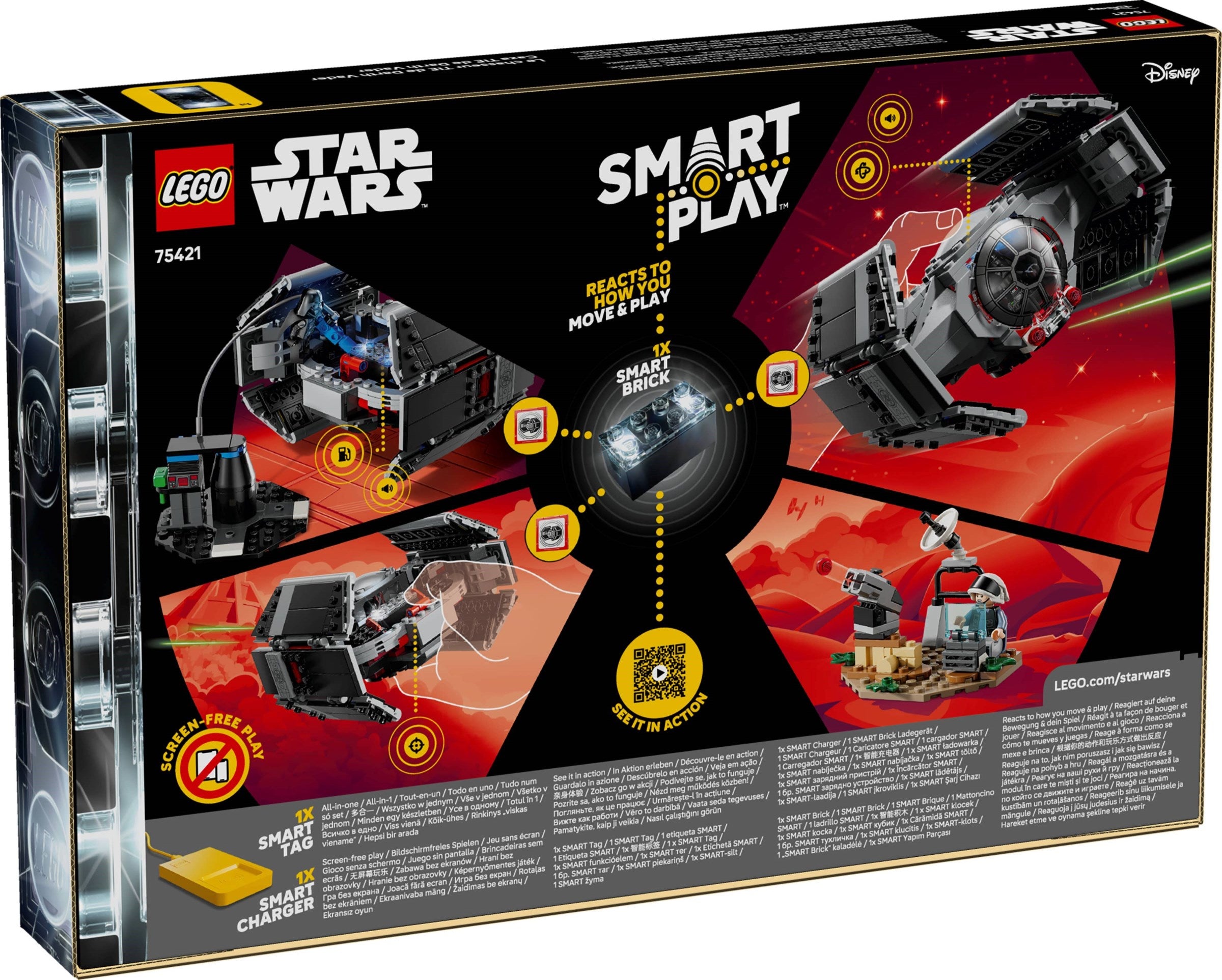 Darth Vader's TIE Fighter 75421 | Star Wars | LEGO (image 2)