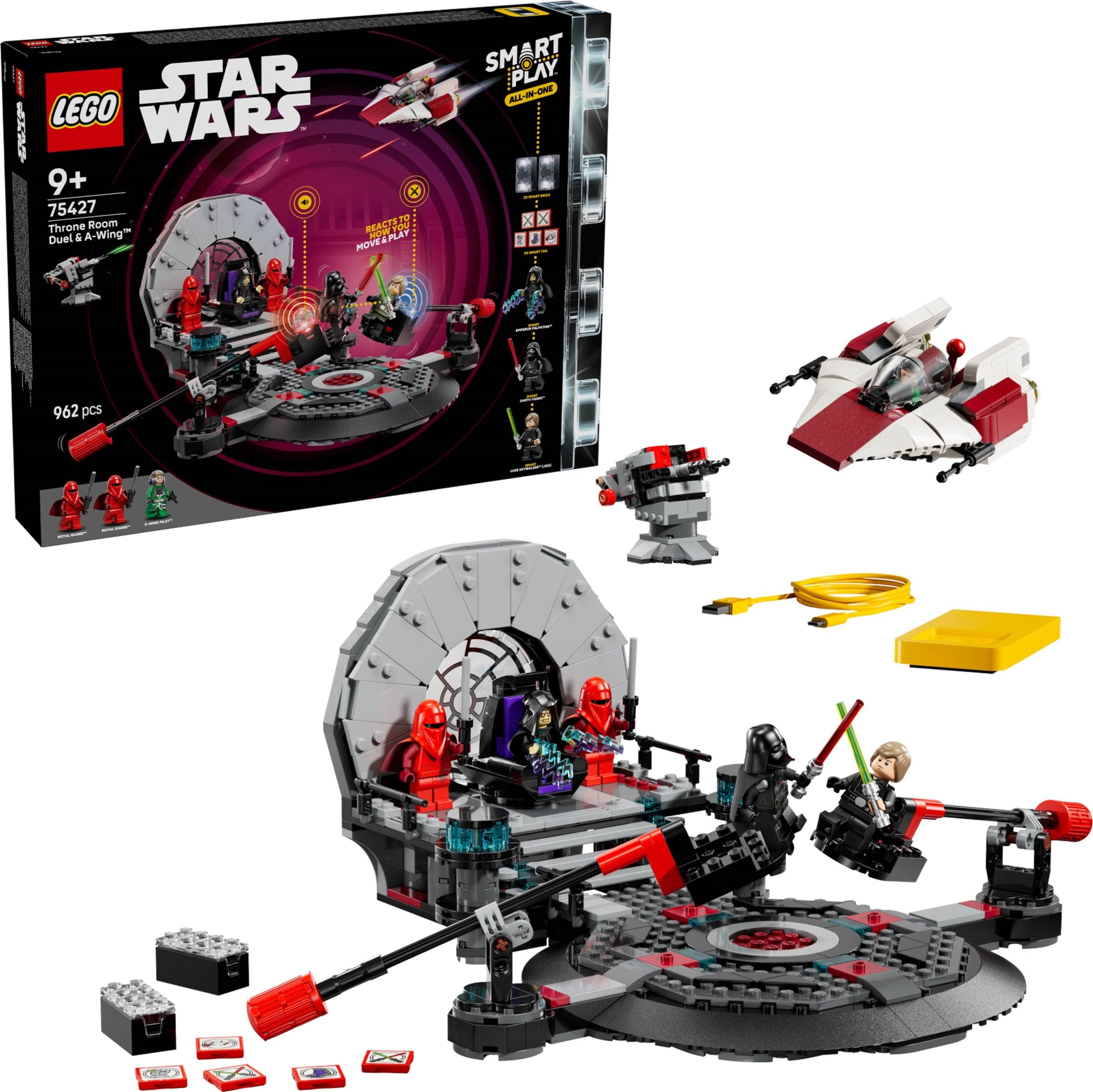 Throne Room Duel & A-wing 75427 | Star Wars | LEGO (image 3)