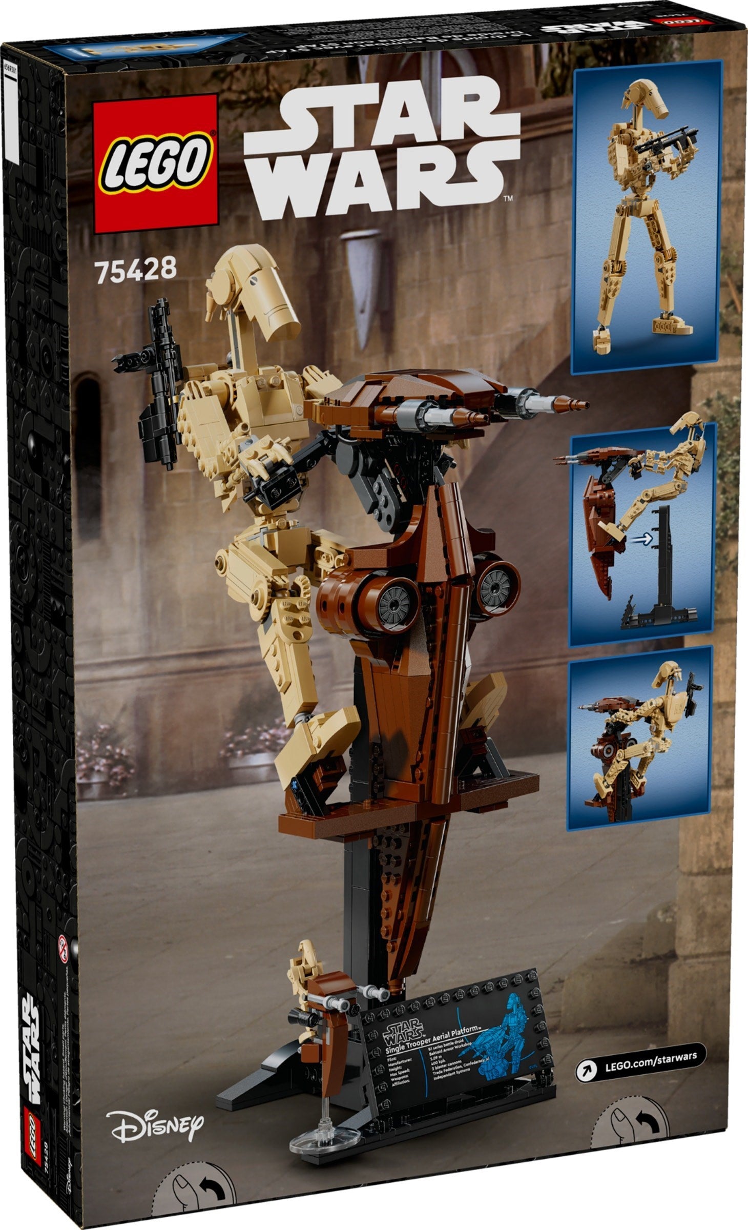 Battle Droid with STAP 75428 | Star Wars | LEGO (image 2)