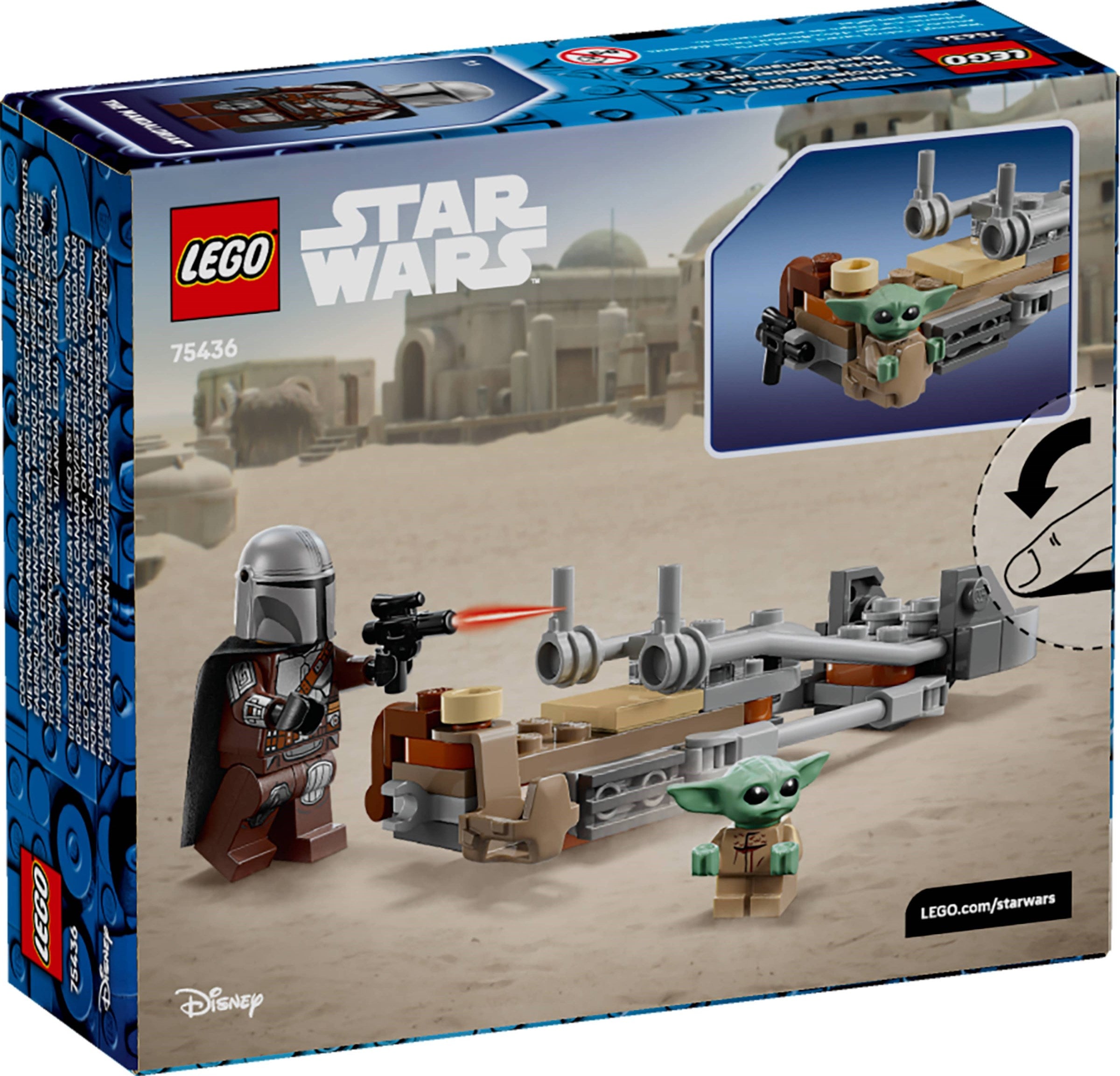 The Mandalorian & Grogu's Speeder Bike 75436 | Star Wars | LEGO – image 2
