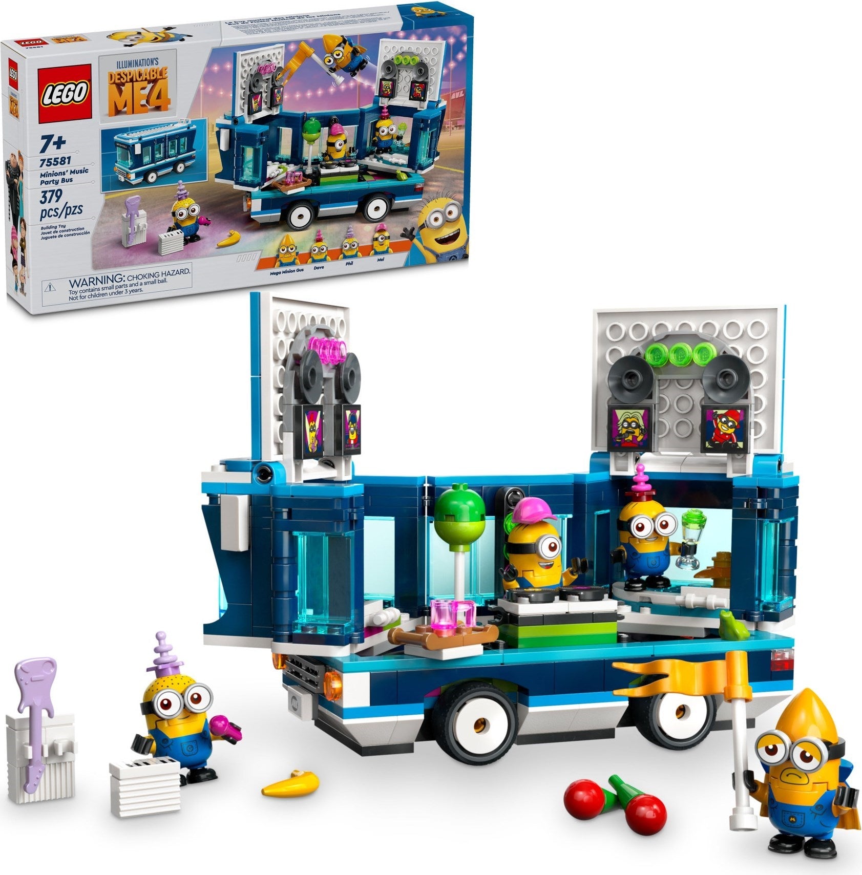 Minions' Music Party Bus 75581 | Despicable Me | LEGO – image 7