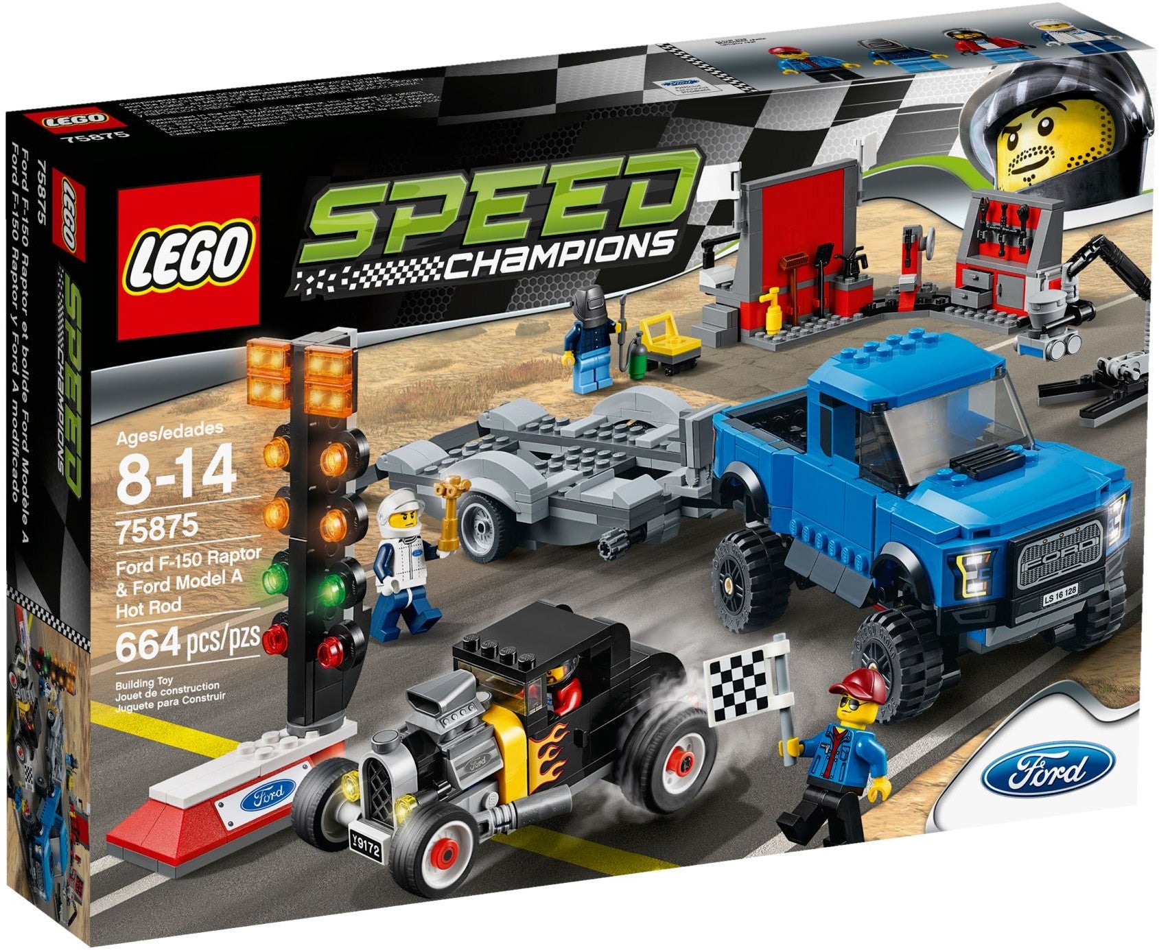 Ford F-150 Raptor & Ford Model A Hot Rod 75875 | Speed Champions | LEGO (image 2)