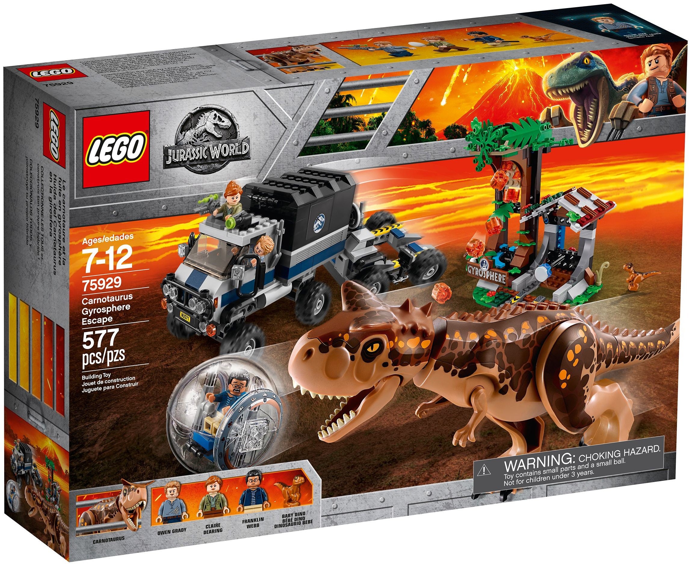Carnotaurus Gyrosphere Escape 75929 | Jurassic World | LEGO – image 2