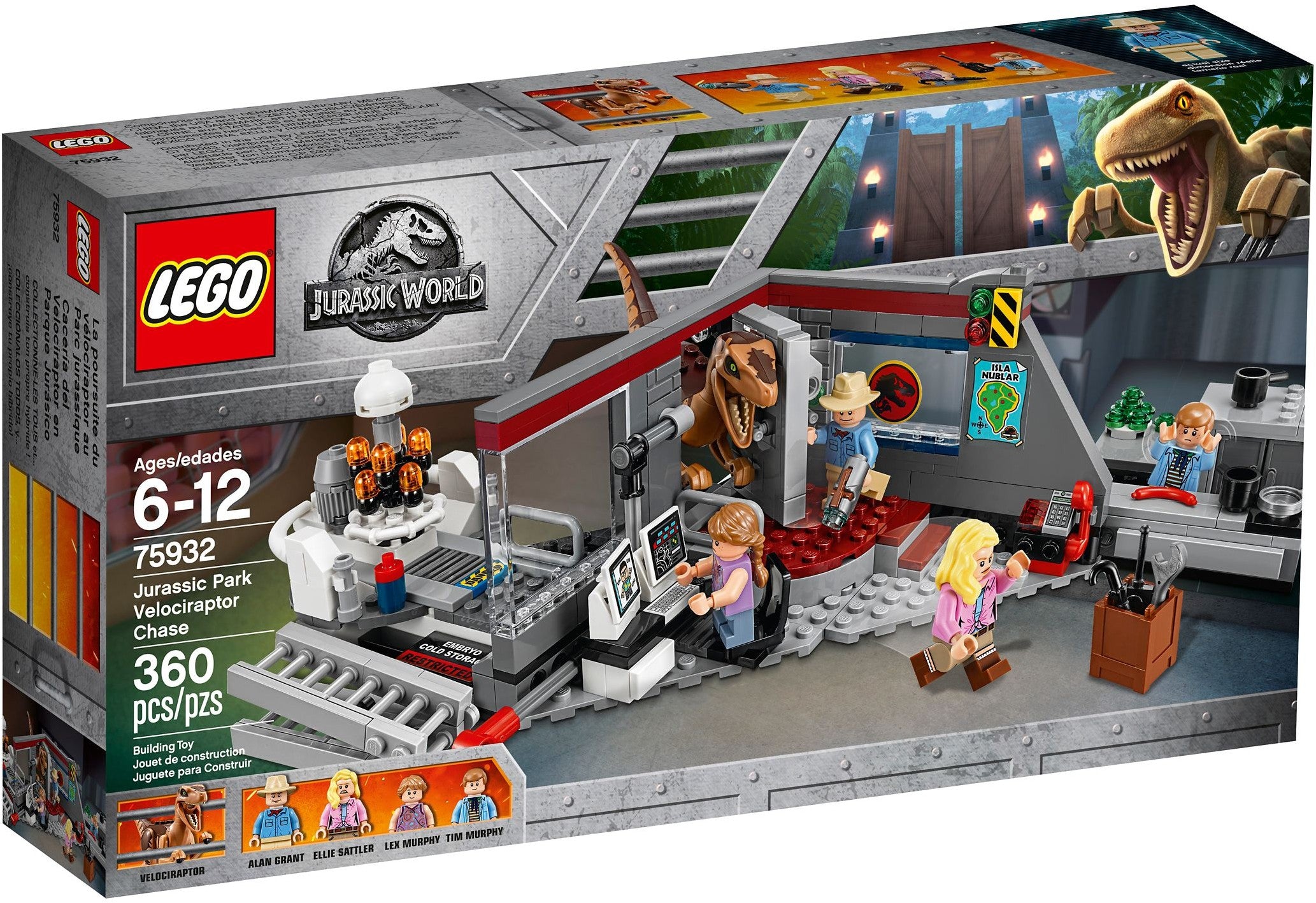 Jurassic Park Velociraptor Chase 75932 | Jurassic World | LEGO – image 2