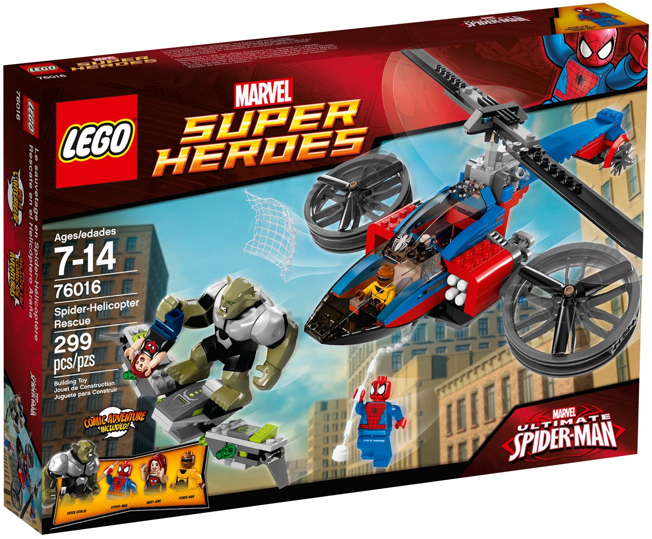 Spider-Helicopter Rescue 76016 | Marvel Super Heroes | LEGO – image 2