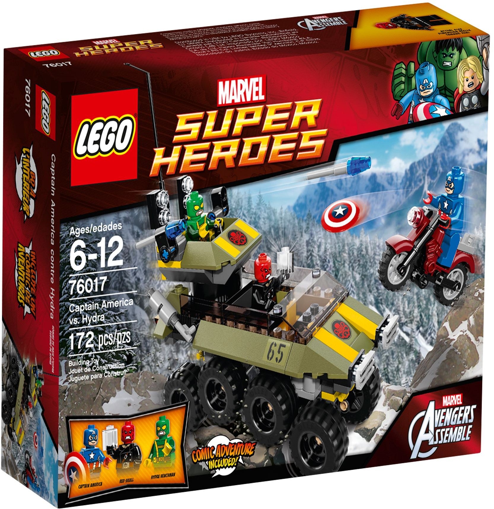 Avengers: Captain America vs. Hydra 76017 | Marvel Super Heroes | LEGO – image 2