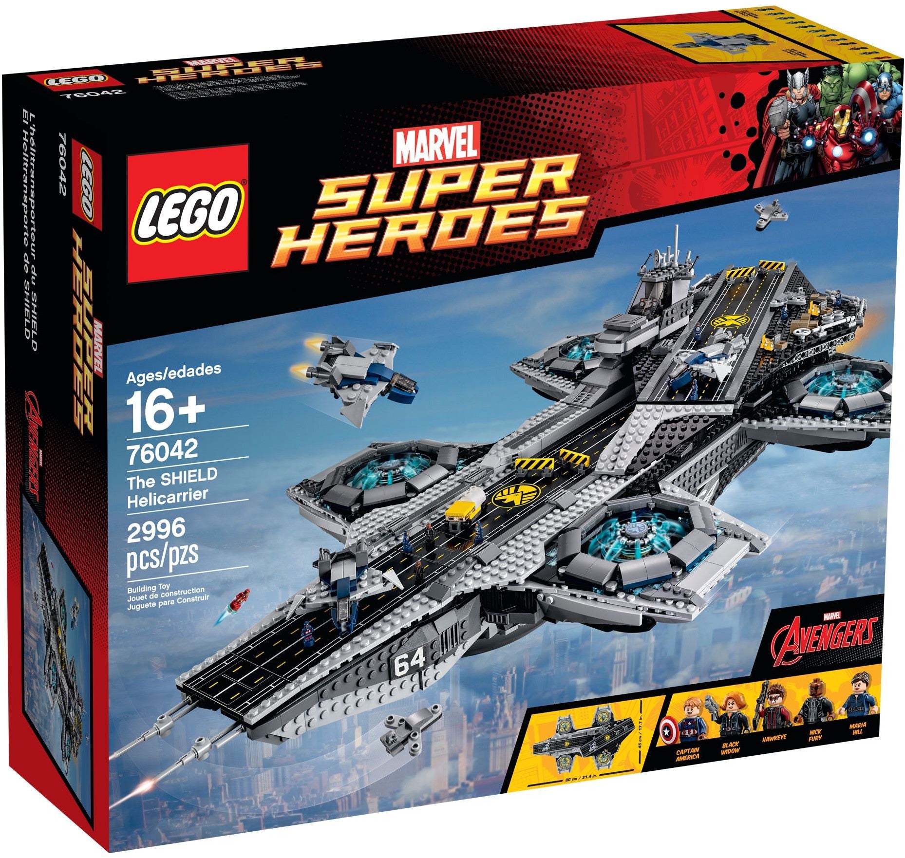 The Shield Helicarrier 76042 | Marvel Super Heroes | LEGO