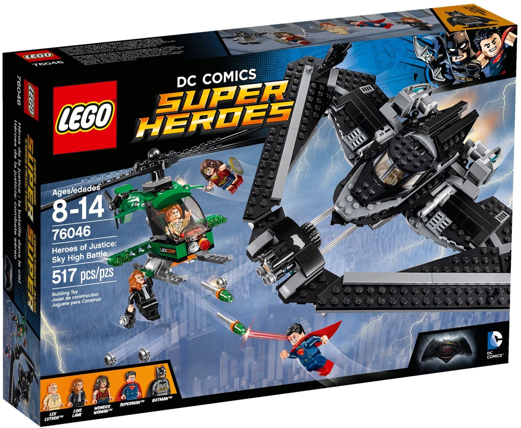 Heroes of Justice: Sky High Battle 76046 | DC Comics Super Heroes | LEGO – image 2