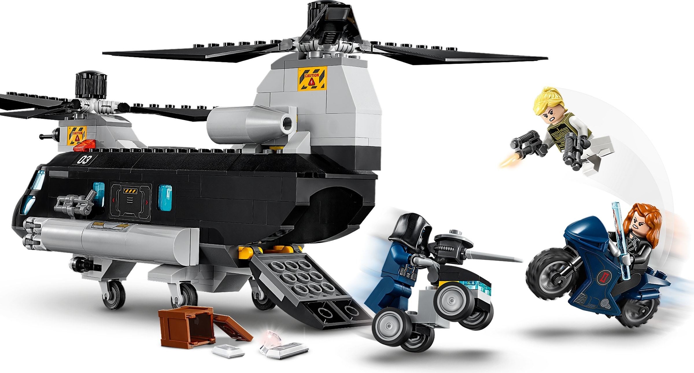 Black Widow's Helicopter Chase 76162 | Marvel Super Heroes | LEGO – image 8