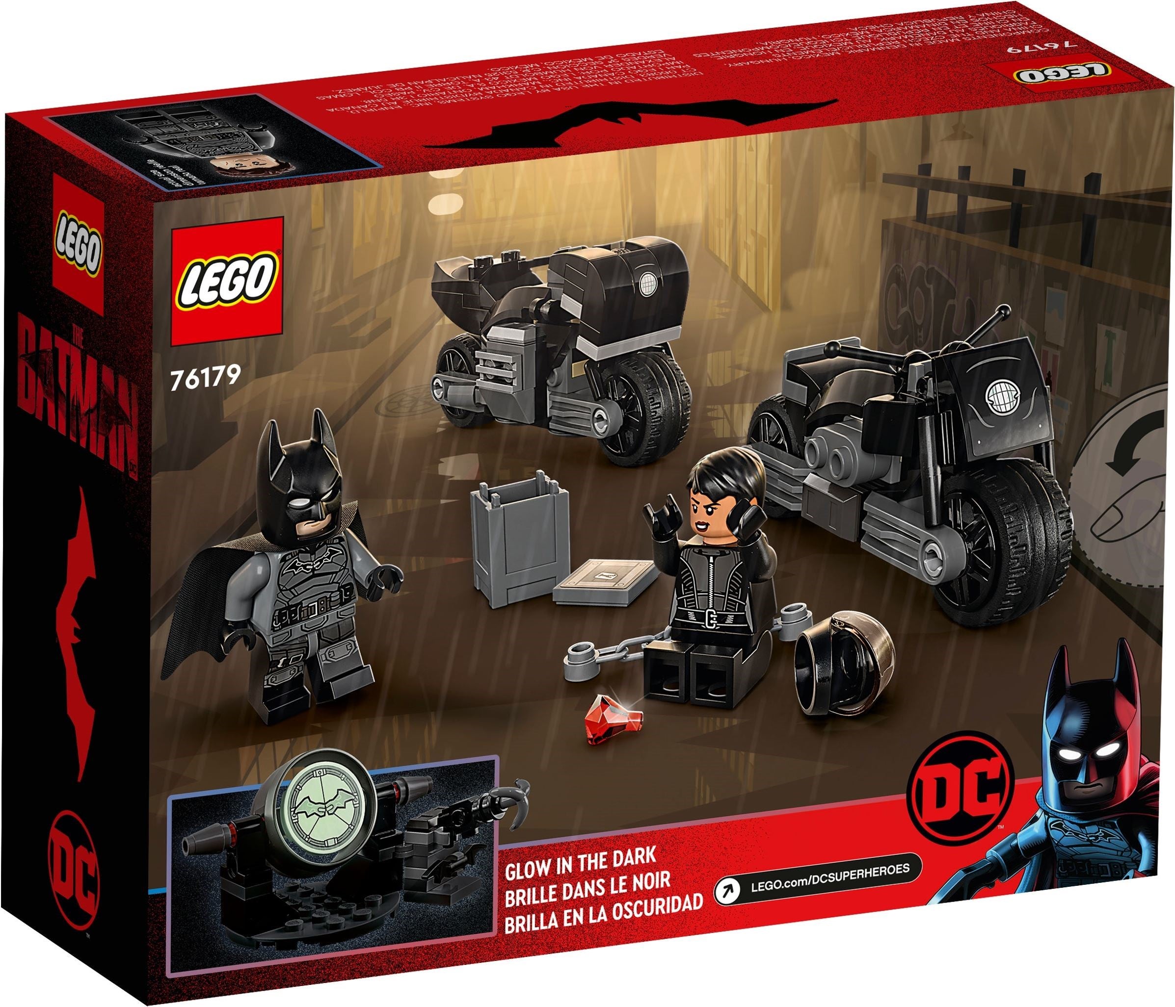 Batman & Selina Kyle Motorcycle Pursuit 76179 | DC Comics Super Heroes | LEGO – image 3