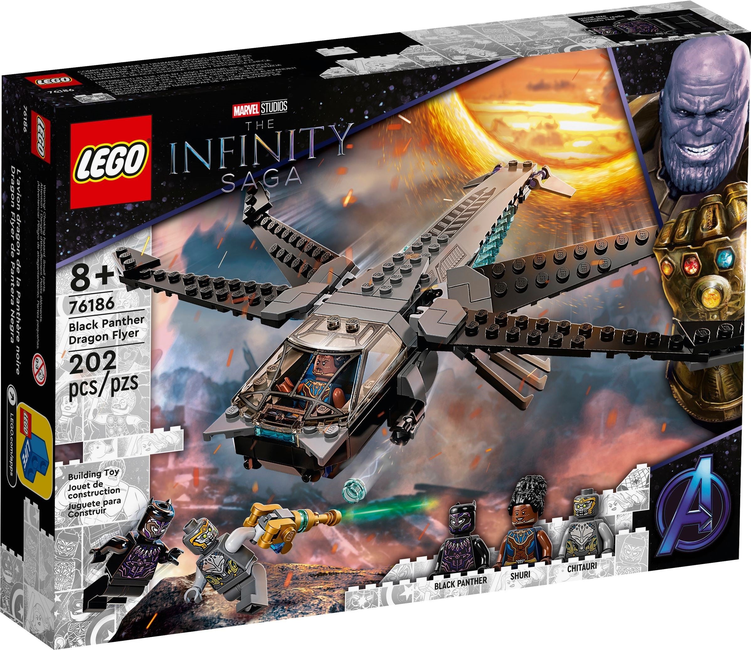 Black Panther Dragon Flyer 76186 | Marvel Super Heroes | LEGO – image 2