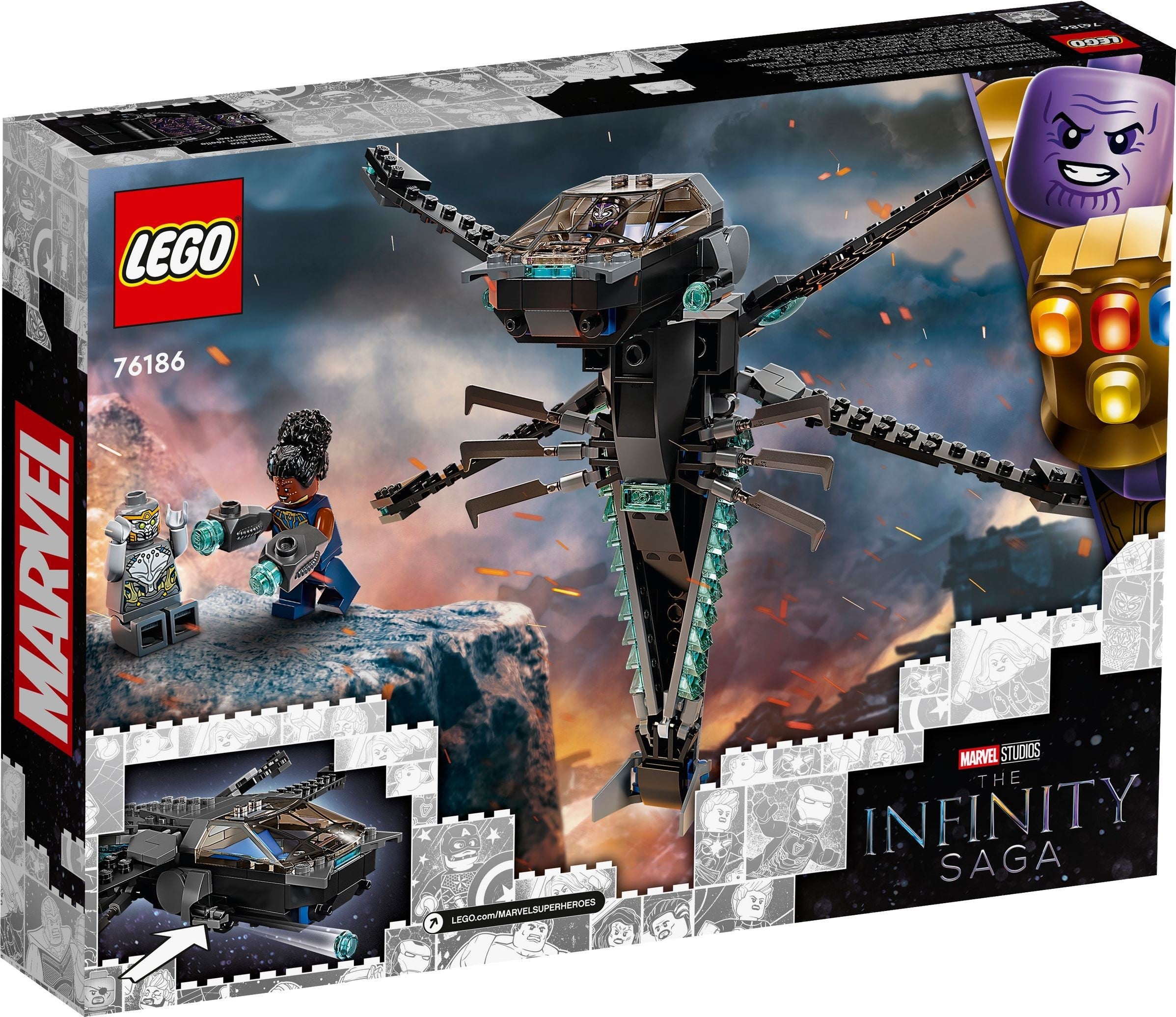 Black Panther Dragon Flyer 76186 | Marvel Super Heroes | LEGO – image 7