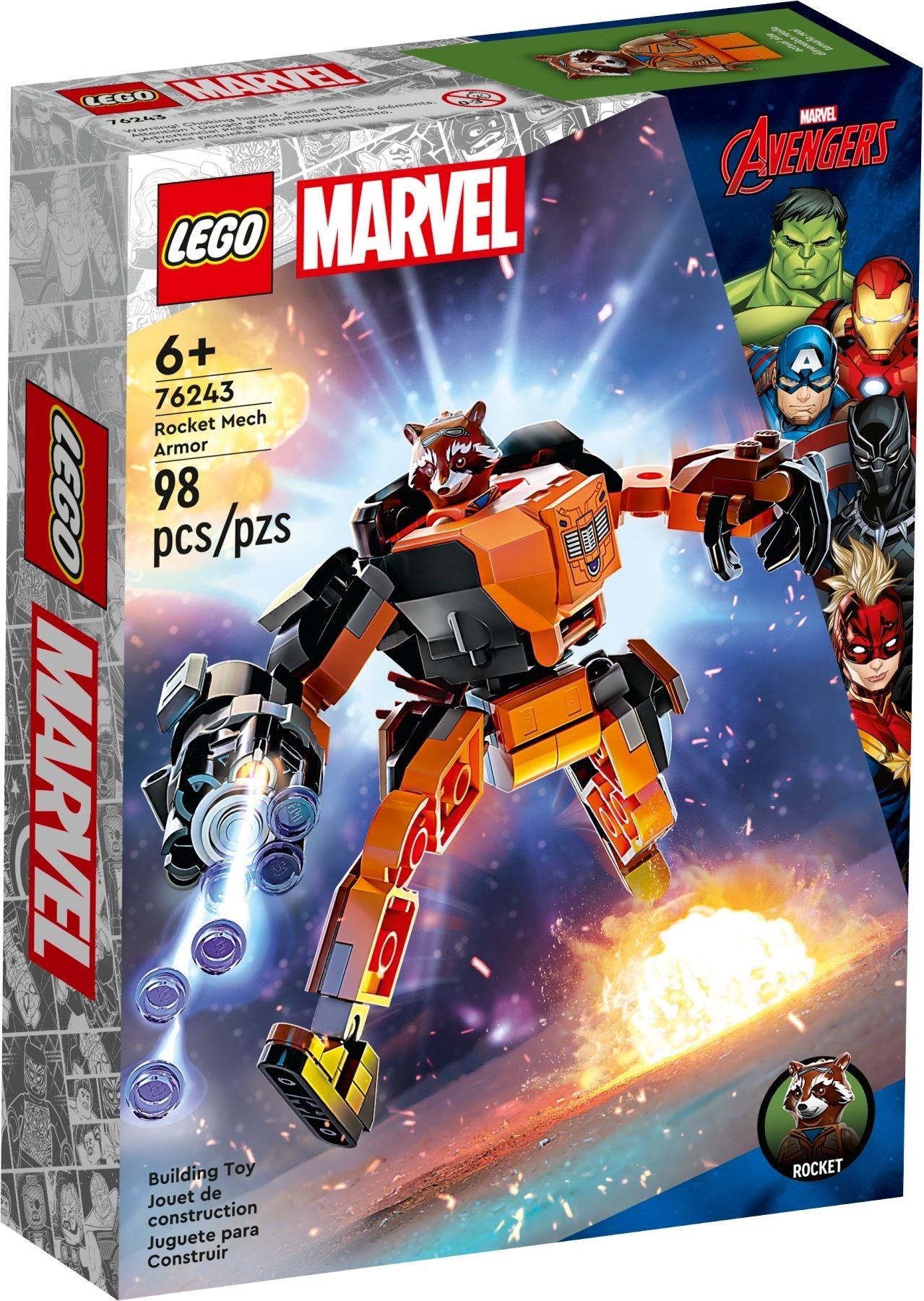 Rocket Mech Armor 76243 | Marvel Super Heroes | LEGO – image 2
