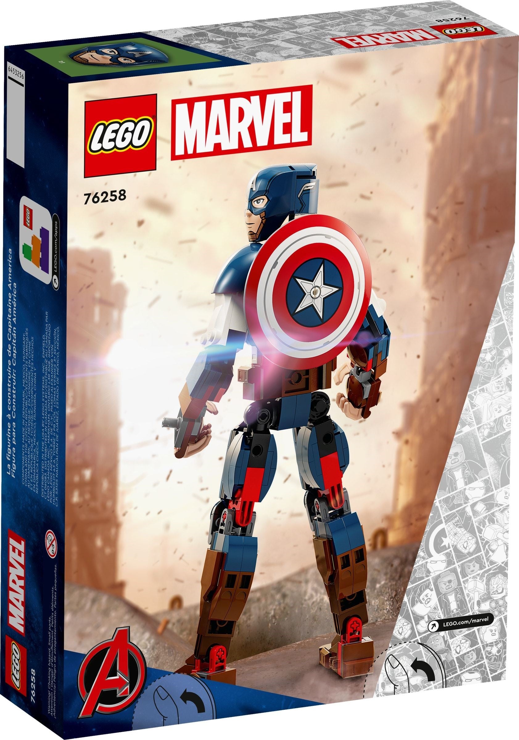 Captain America Construction Figure 76258 | Marvel Super Heroes | LEGO