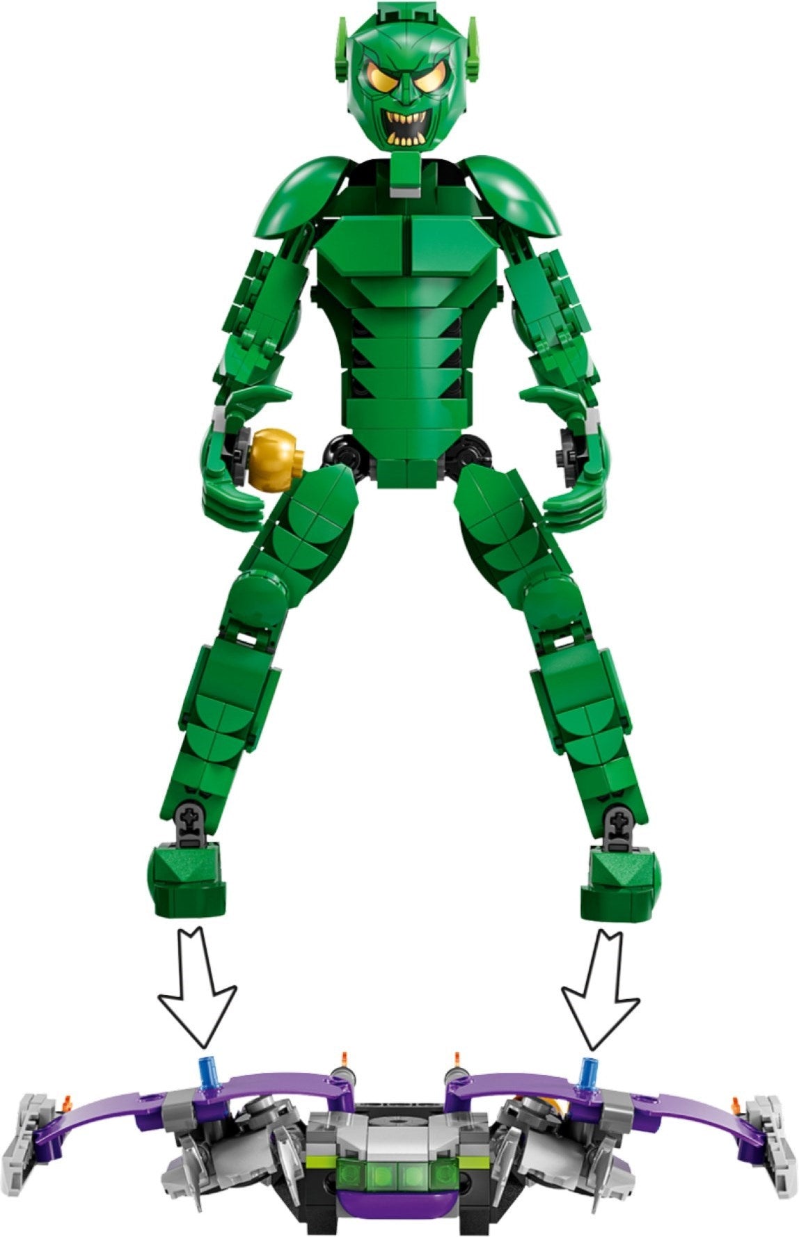 Green Goblin Construction Figure 76284 | Marvel Super Heroes | LEGO – image 3
