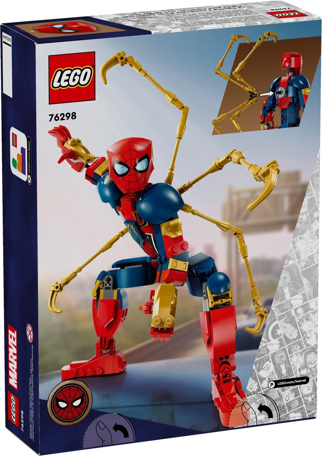 Iron Spider-Man Construction Figure 76298 | Marvel Super Heroes | LEGO – image 4
