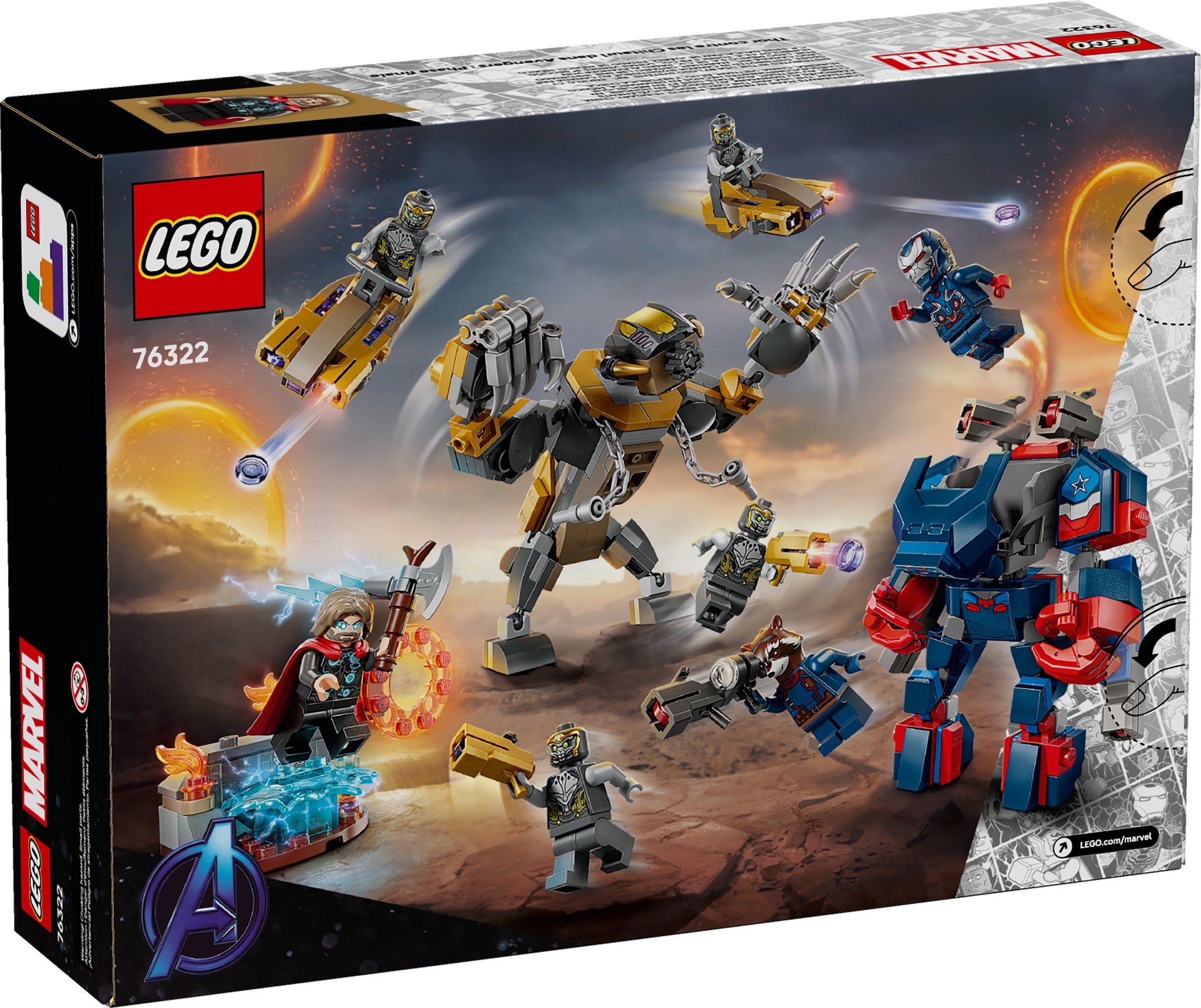 Avengers: Endgame Thor vs. Chitauri 76322 | Marvel Super Heroes | LEGO – image 2