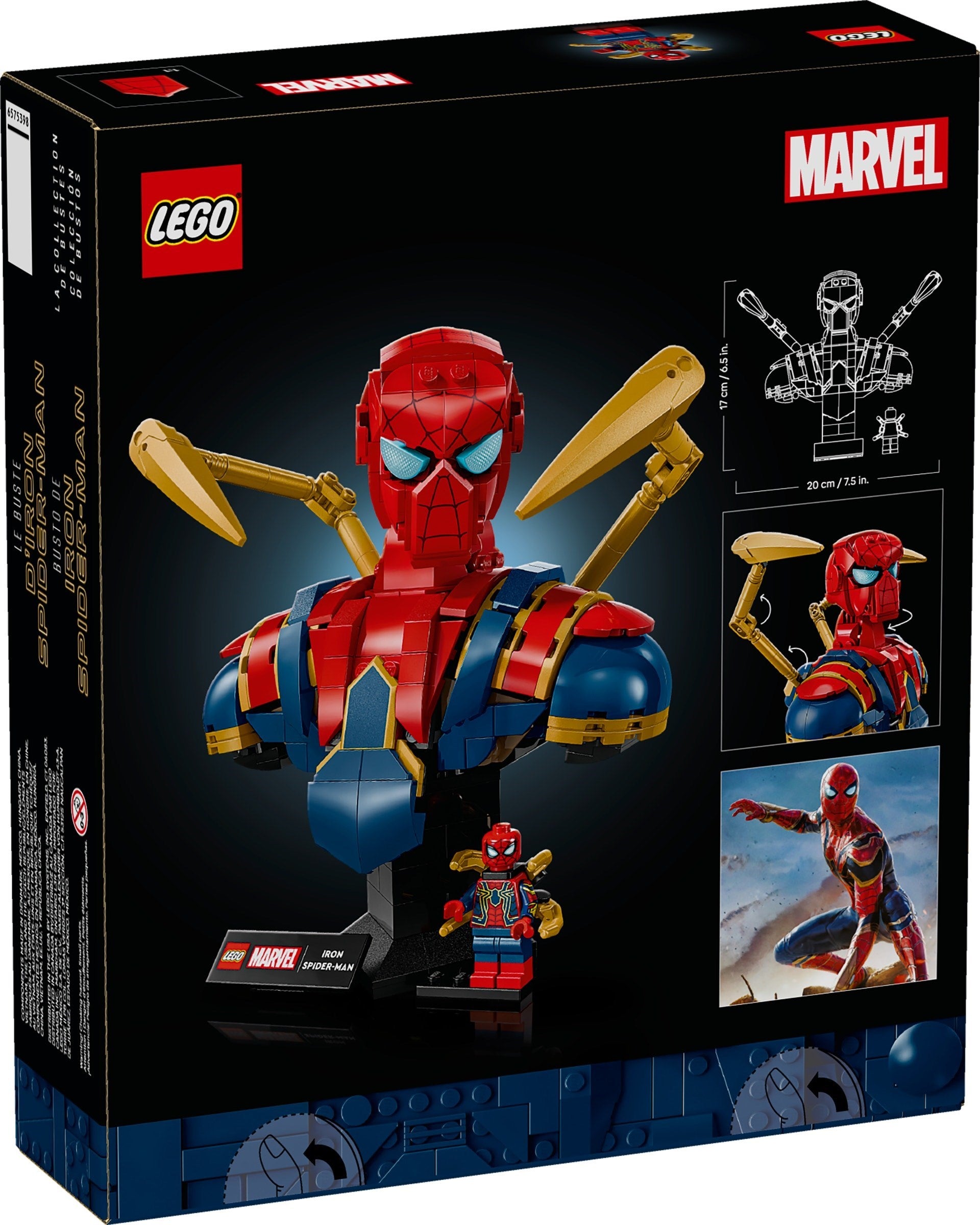 Iron Spider-Man Bust 76326 | Marvel Super Heroes | LEGO – image 4