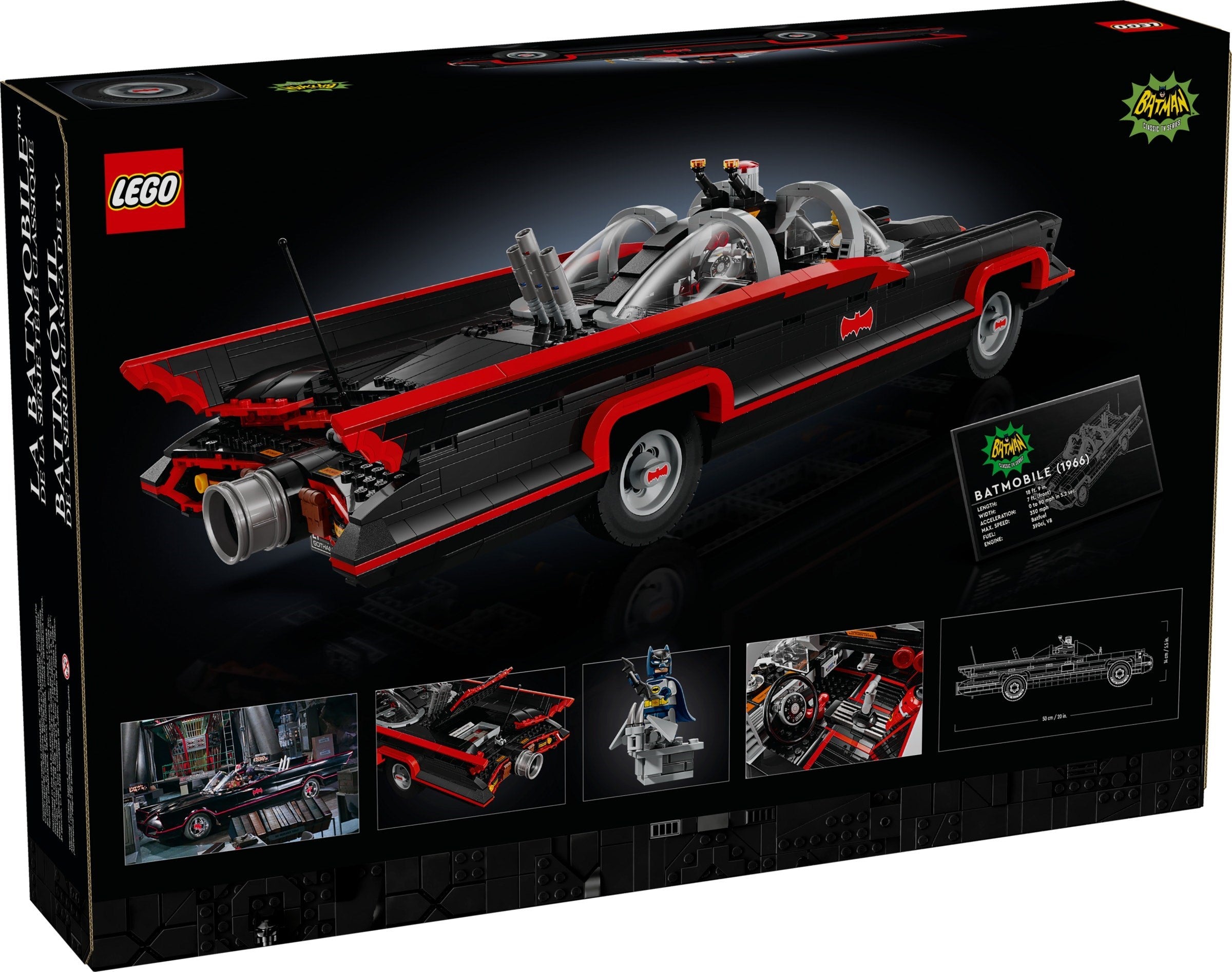 Batman: The Classic TV Series Batmobile 76328 | DC Comics Super Heroes | LEGO – image 2