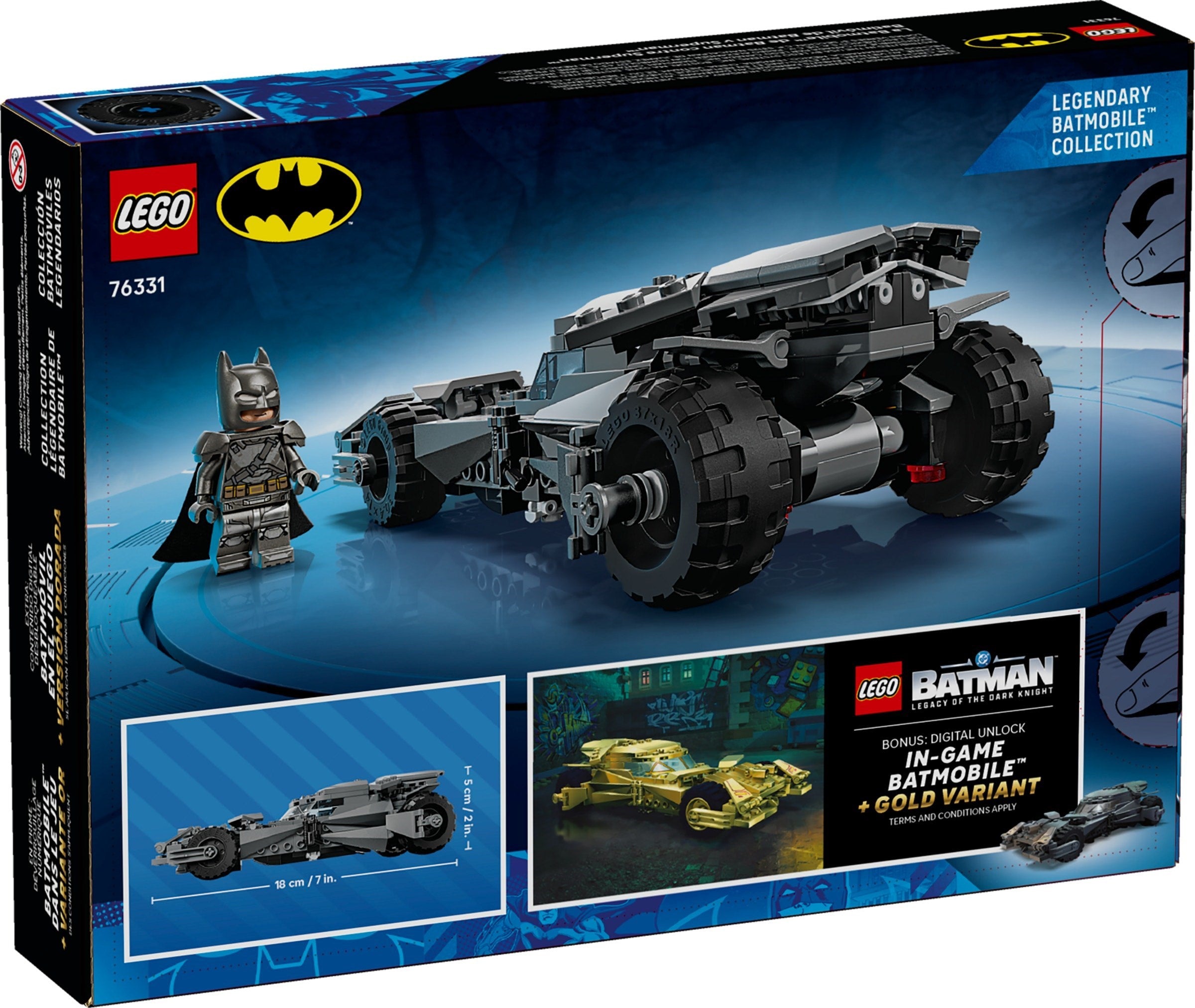Batman v Superman Batmobile 76331 | DC Comics Super Heroes | LEGO (image 3)