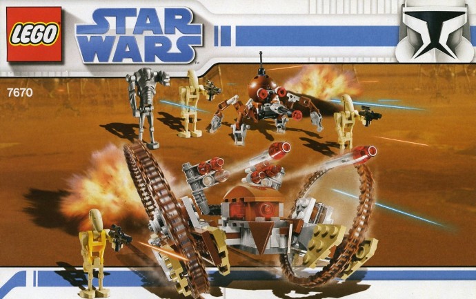 Hailfire Droid & Spider Droid 7670 | Star Wars | LEGO