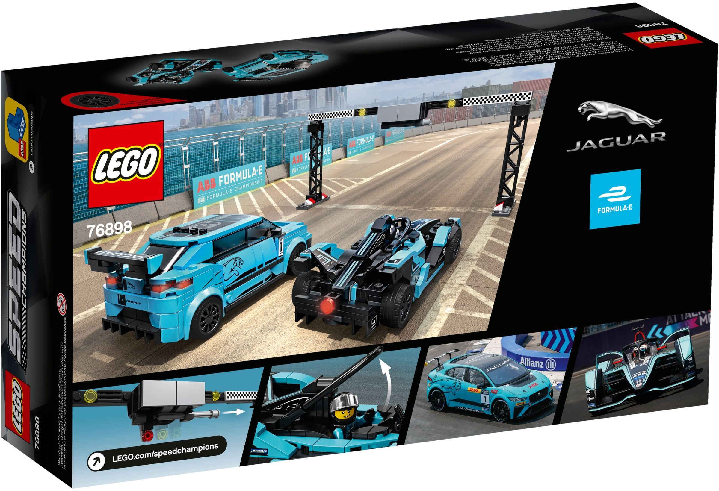 Formula E Panasonic Jaguar Racing GEN2 Car & Jaguar I-PACE eTROPHY 76898 | Speed Champions | LEGO – image 5