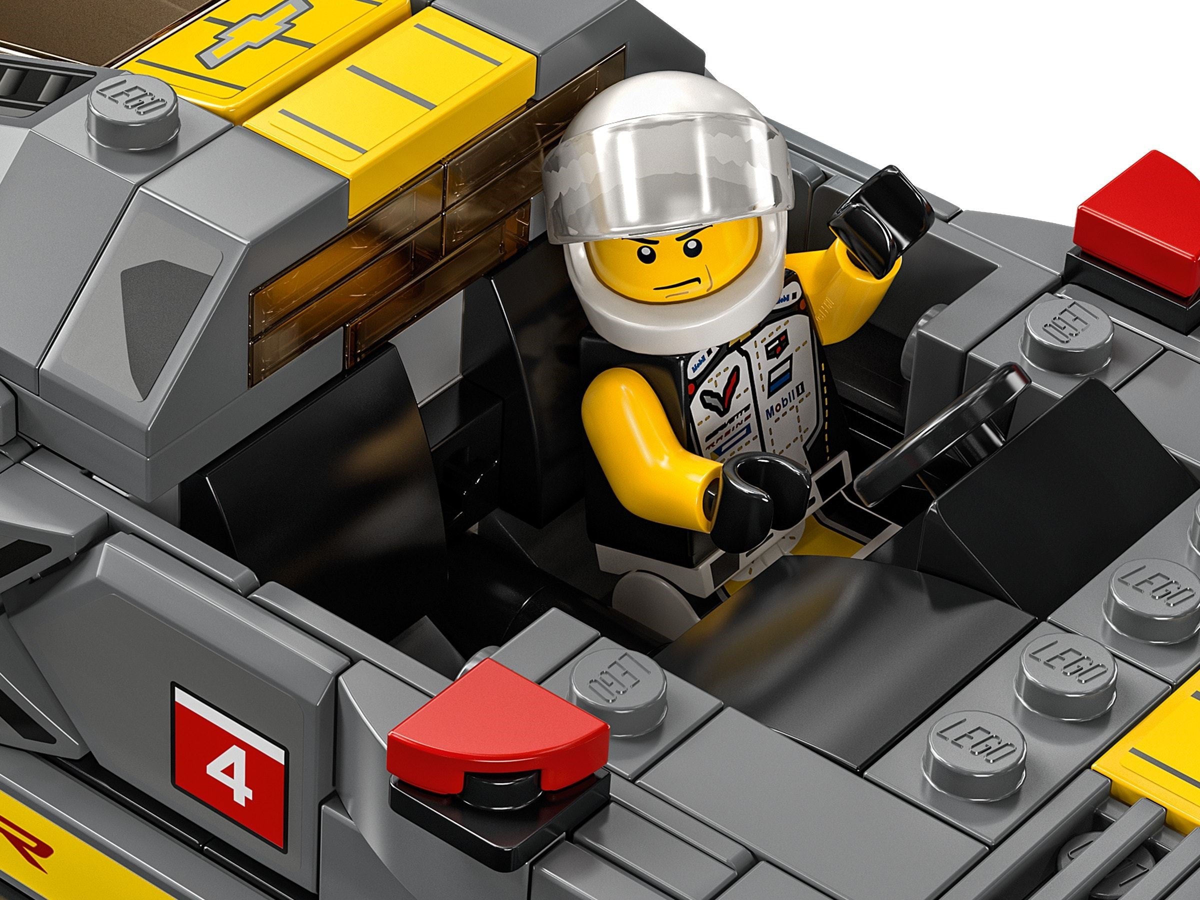 Chevrolet Corvette C8.R Race Car and 1968 Chevrolet Corvette 76903 | Speed Champions | LEGO – image 8