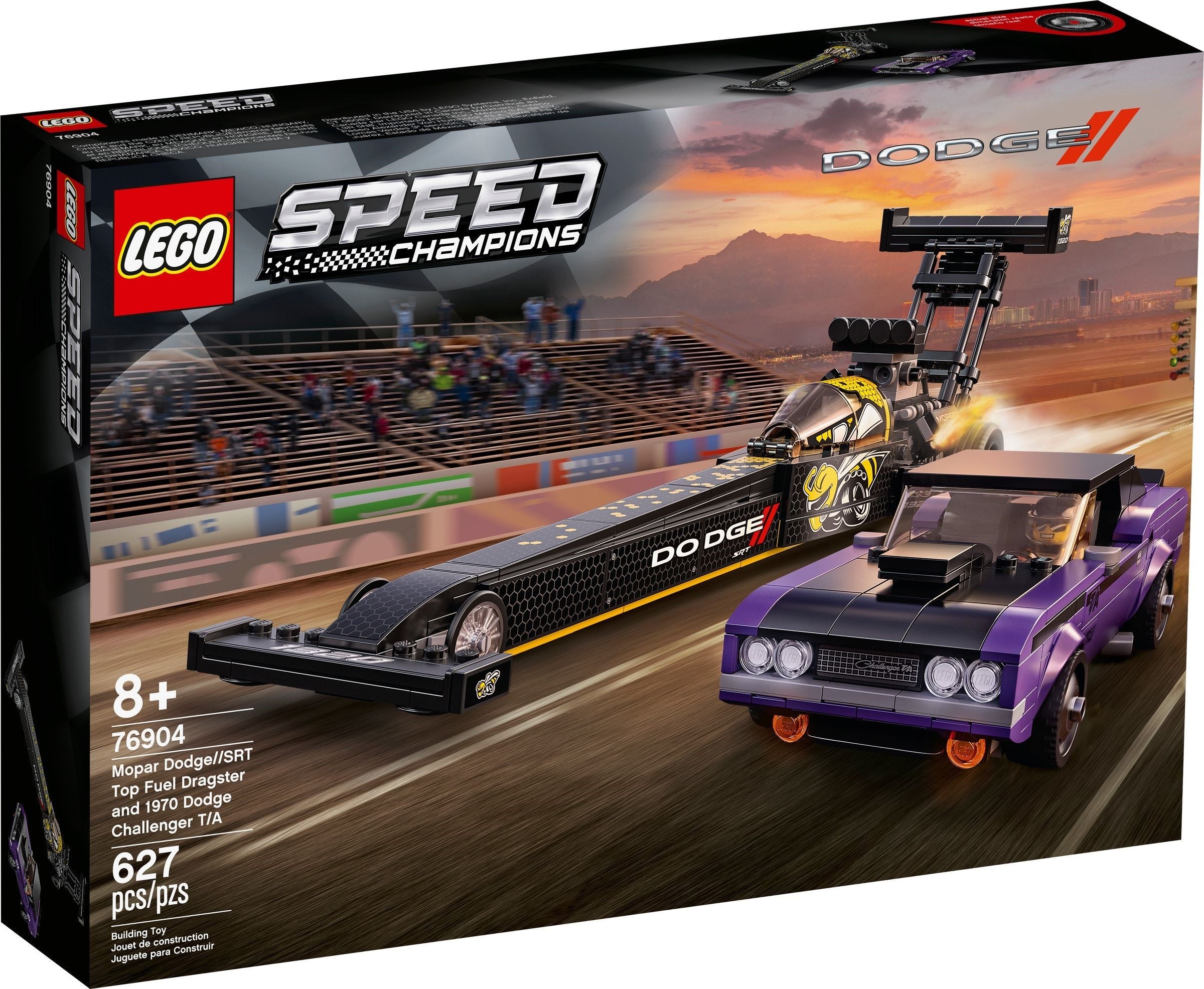 Mopar Dodge//SRT Top Fuel Dragster and 1970 Dodge Challenger T/A 76904 | Speed Champions | LEGO – image 2